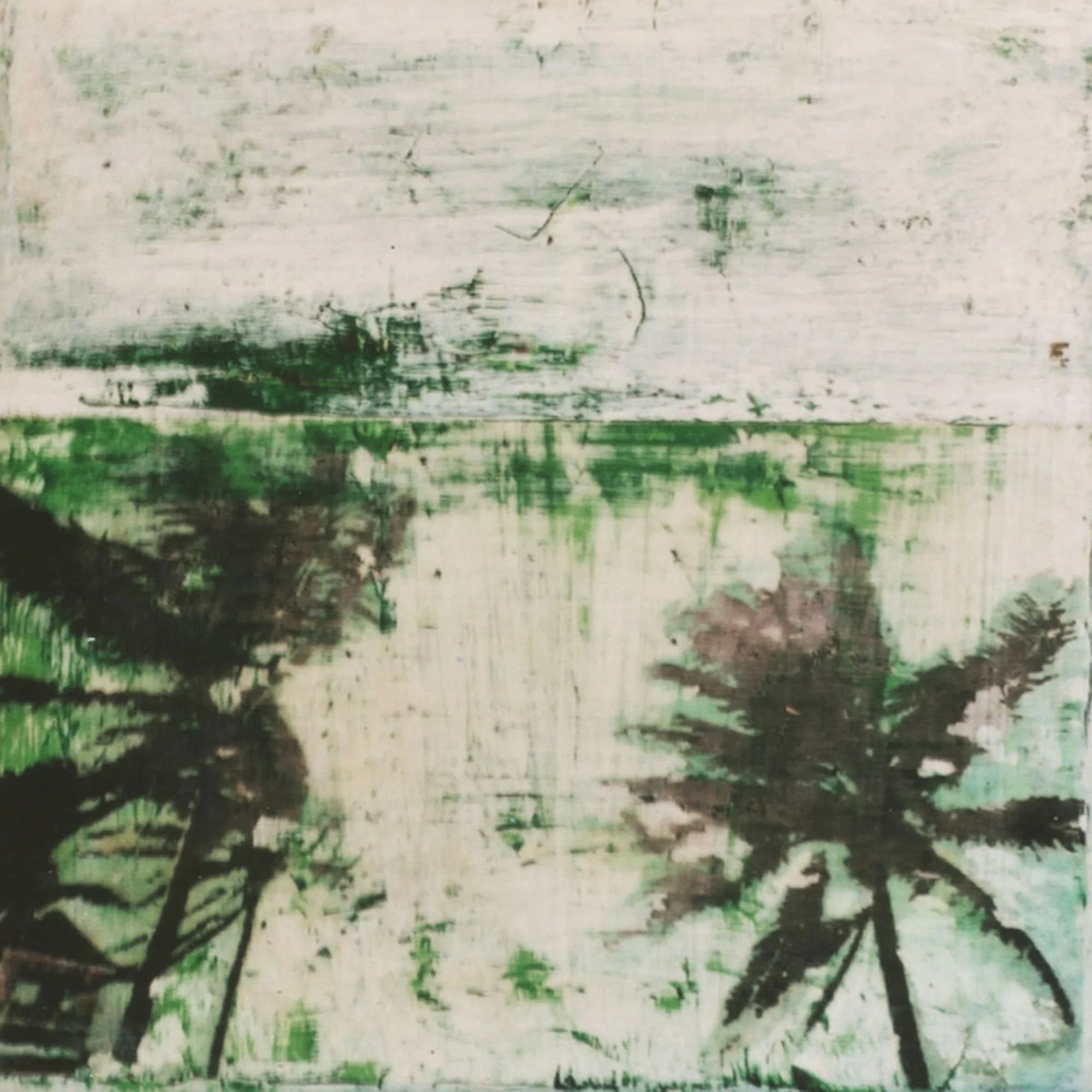  A House  — acrylic, pigment transfer on canvas, 10 x 10 inches, 2001