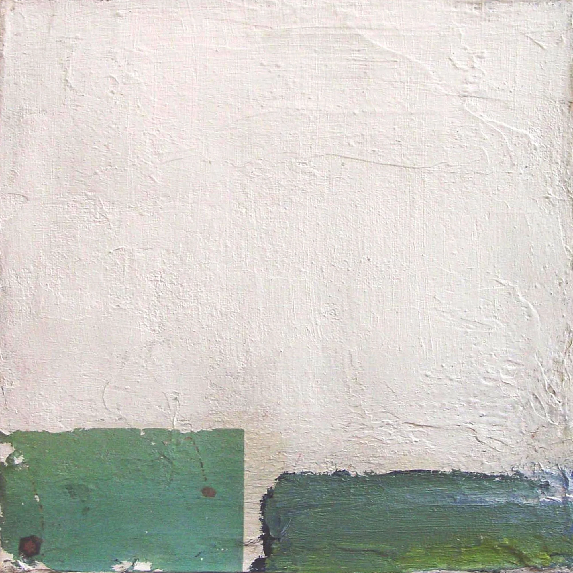 Wind Hexagon  — acrylic, oil, pigment transfer on canvas, 10 x 10 inches, 2002