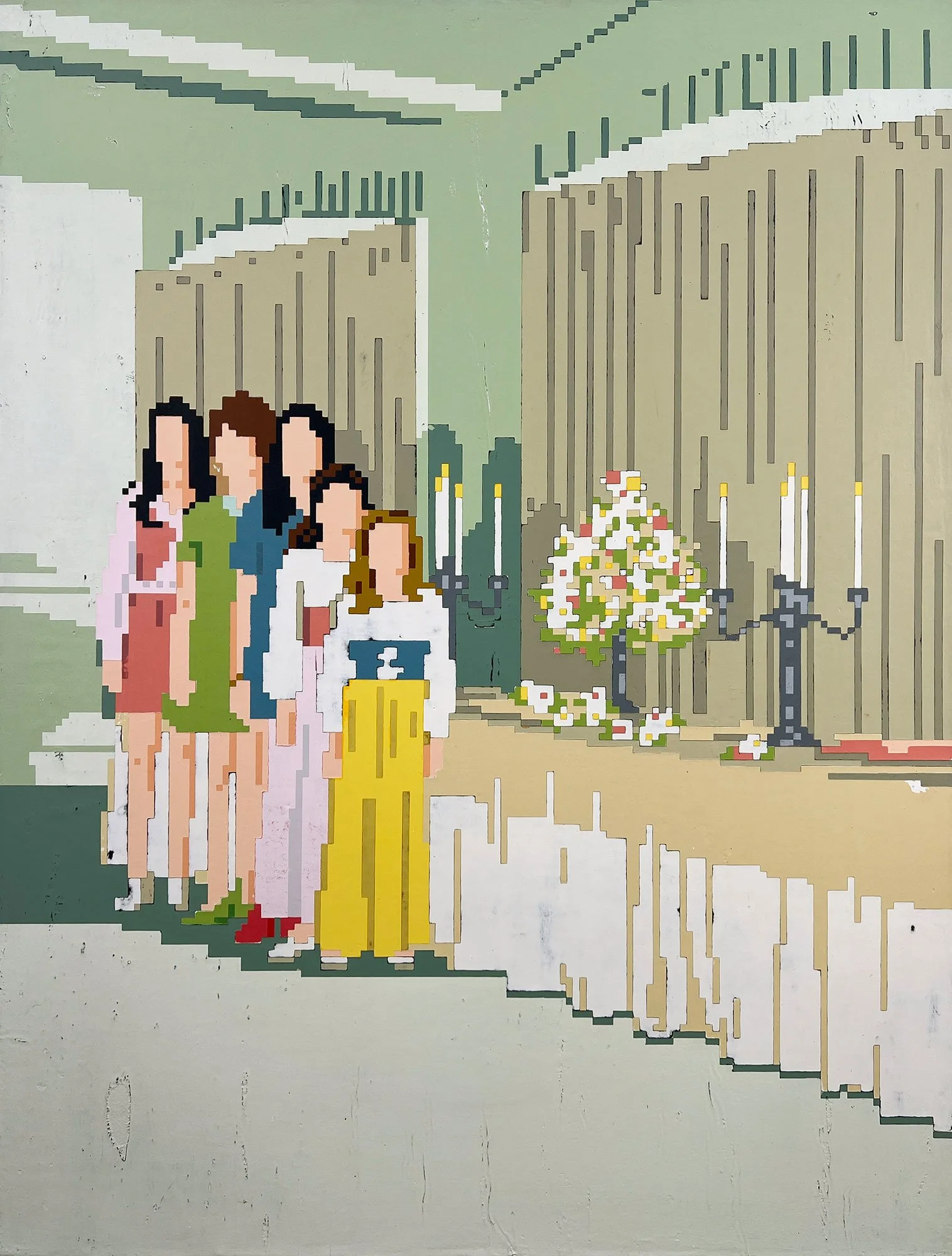  Candles  — acrylic on canvas, 48 x 36 inches, 2012