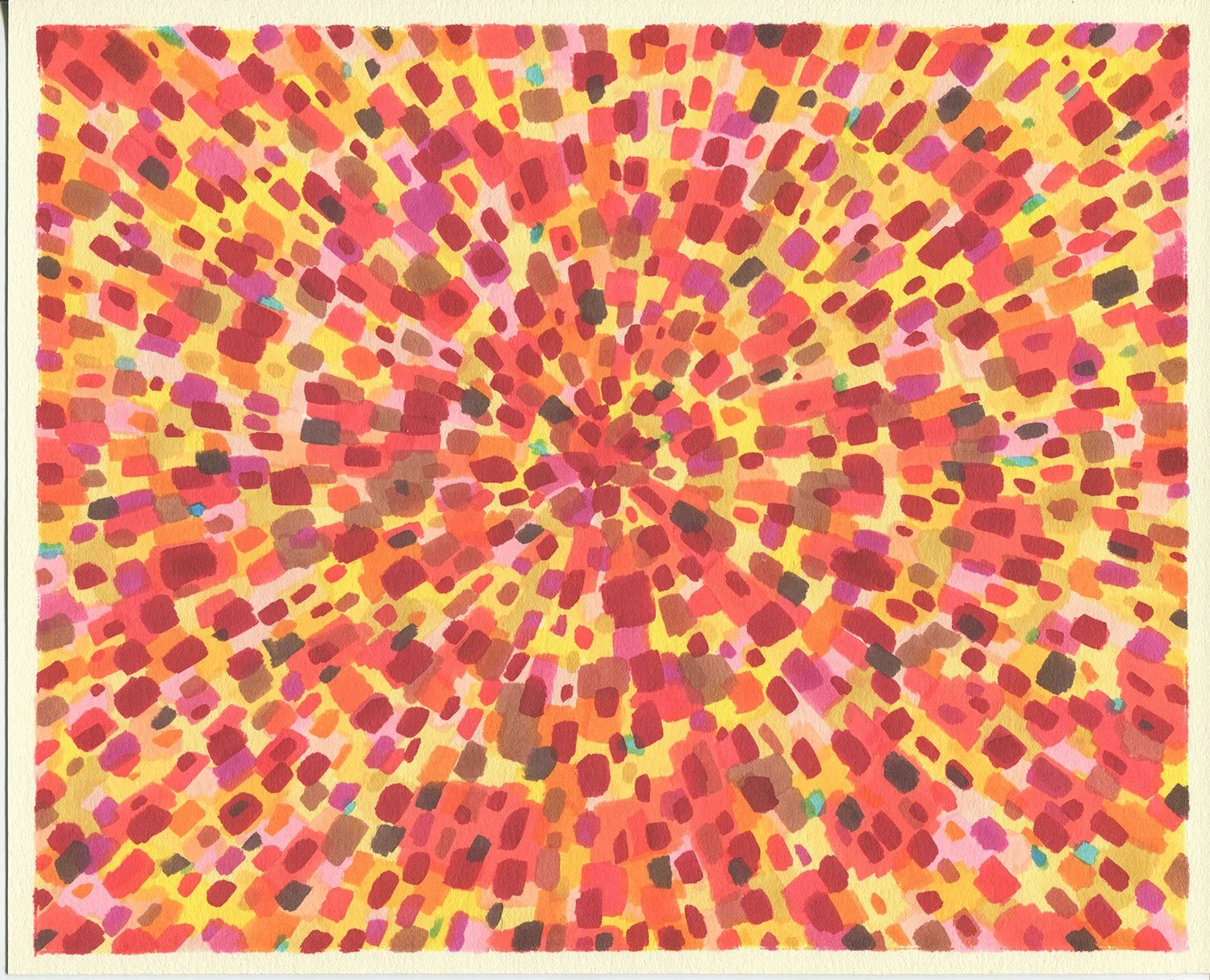  BOOM  — permanent marker on paper, 8 x 10 inches, 2020