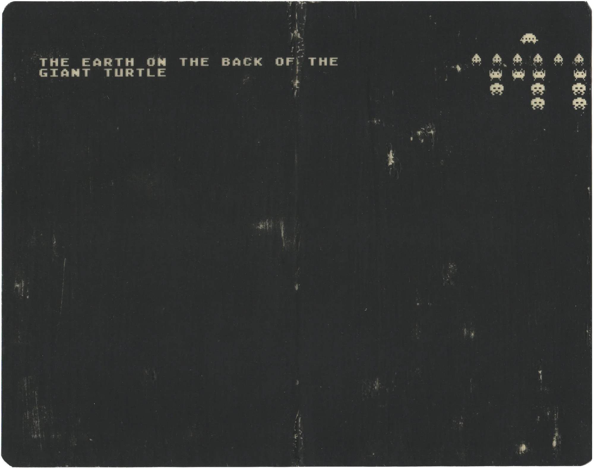  The Earth on the Back of the Giant Turtle  — pigment transfer on paper, 8 x 10 inches, 2008