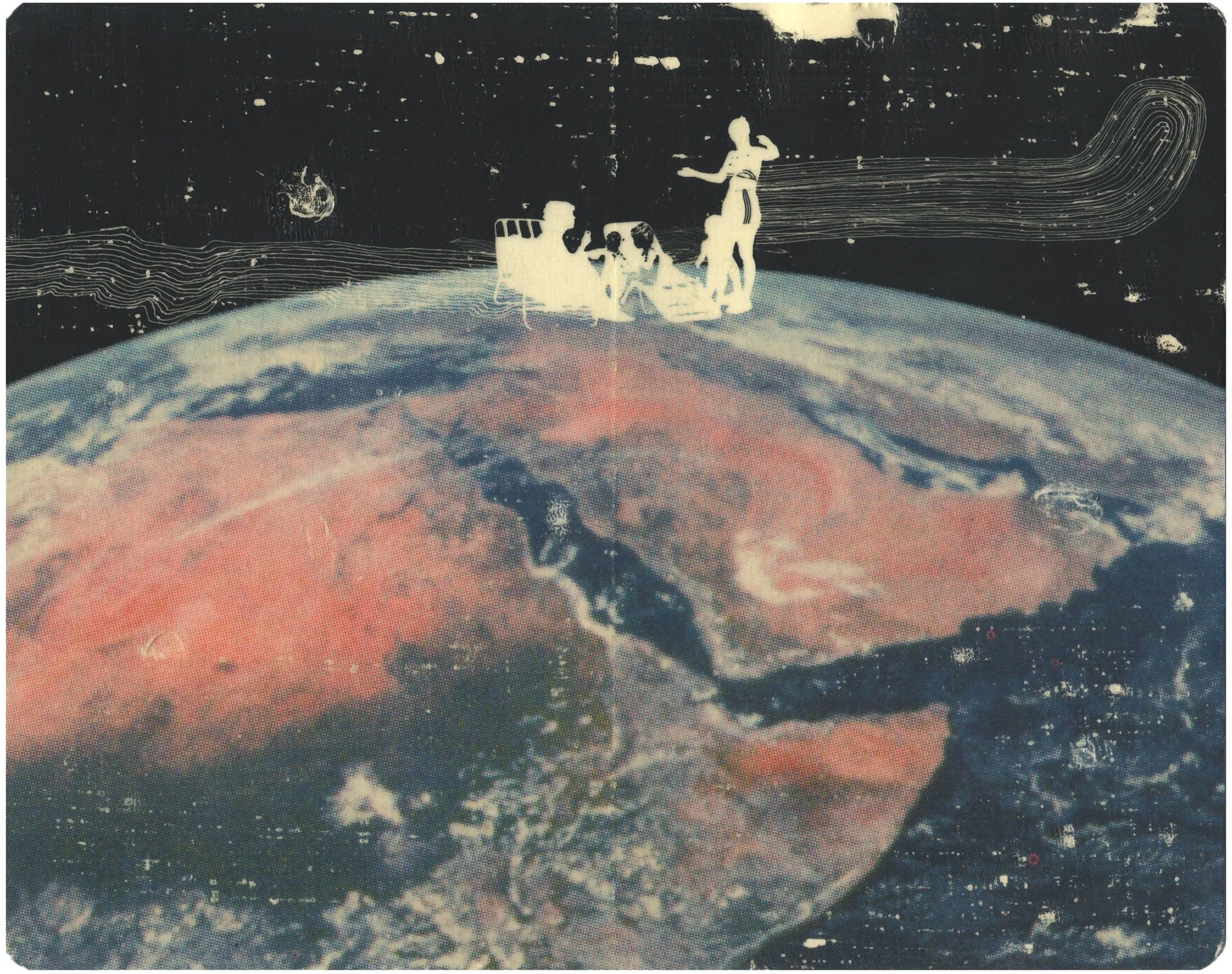  If You Look at the Stars Long Enough, You Can Make Them Into Pictures  — pigment transfer on paper, 8 x 10 inches, 2008