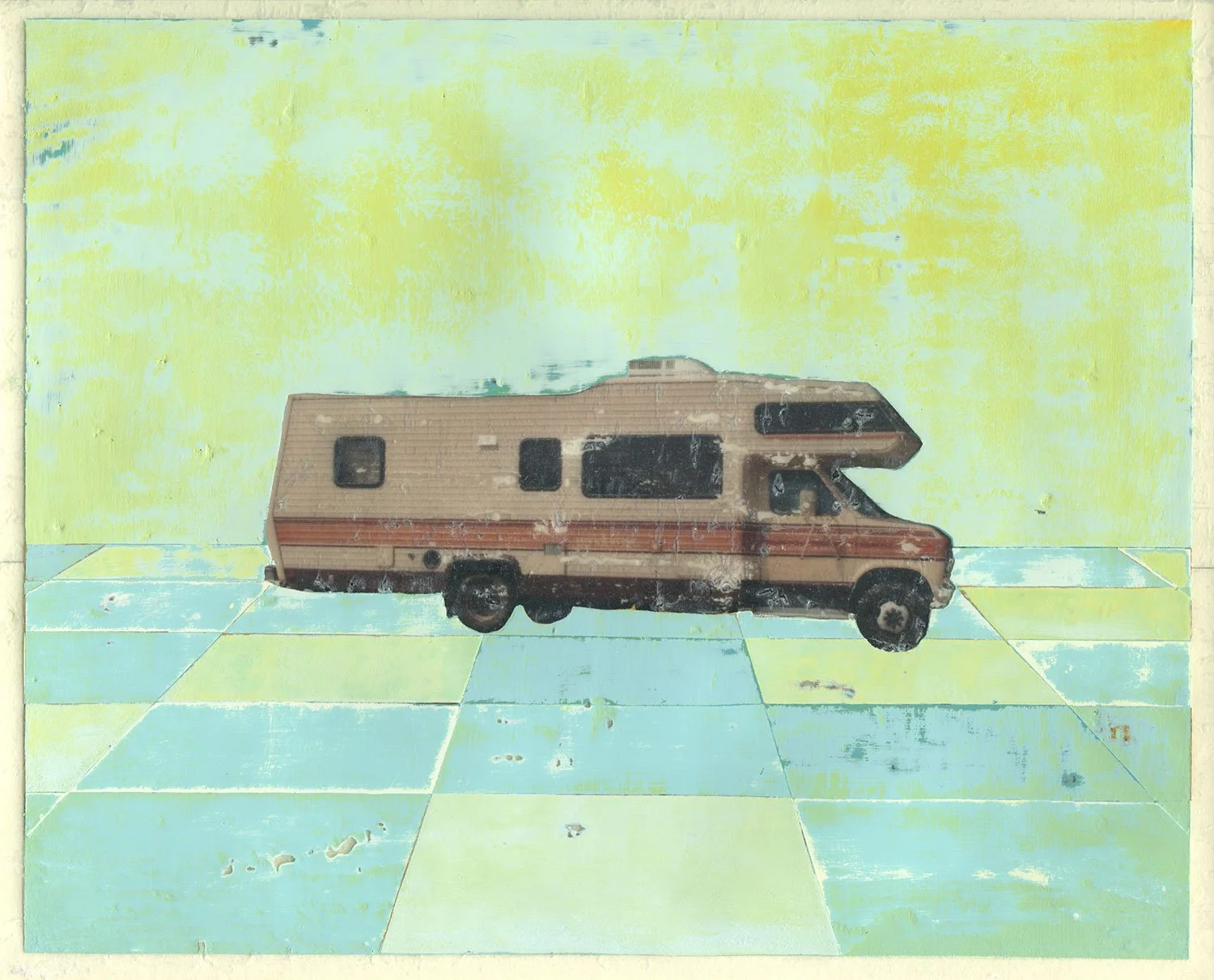  The Jamboree  — acrylic on paper, 8 x 10 inches, 2018