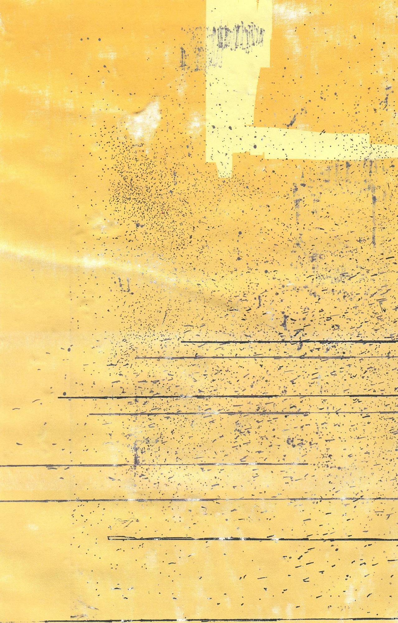  The Earth on the Back of the Giant Turtle  — pigment transfer on canvas, 11 x 7 inches, 2007