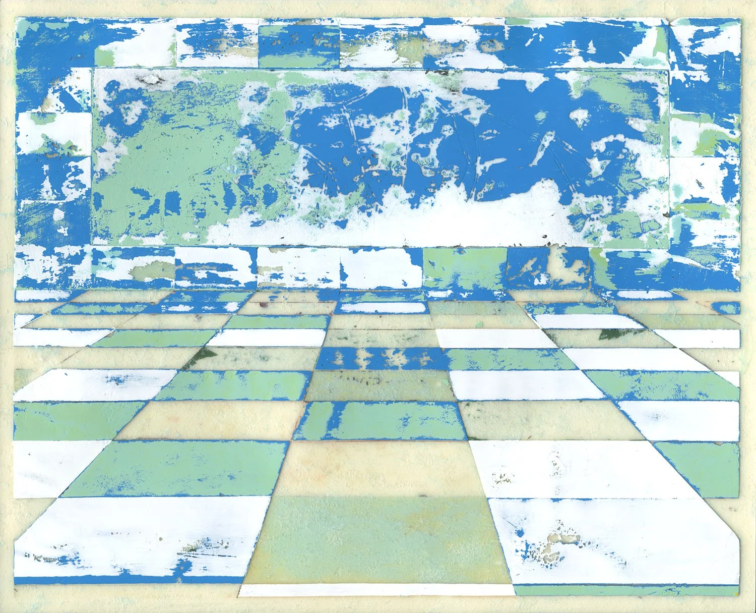  The Last Room  — acrylic on paper, 8 x 10 inches, 2019