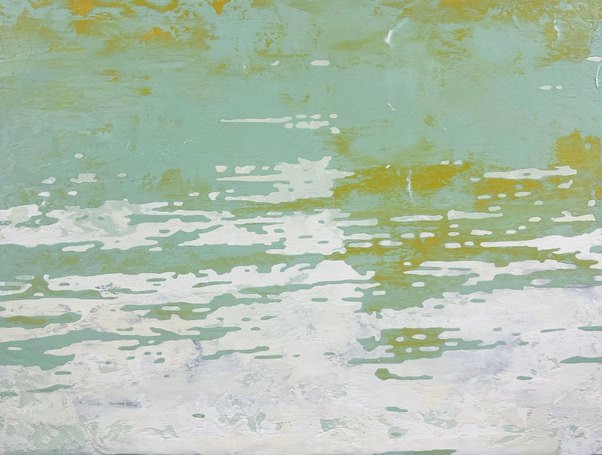  The Wind and Water Movement  — acrylic on canvas, 10 x 13 inches, 2025