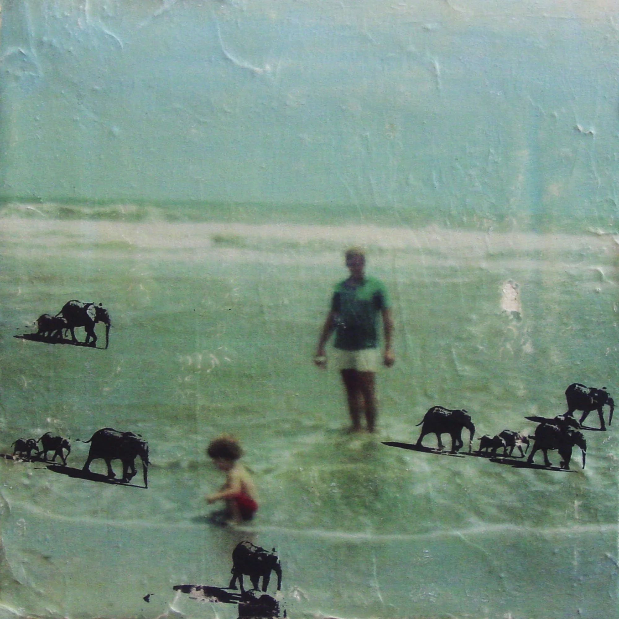  It's Still Summer  — pigment transfer on canvas, 10 x 10 inches, 2003