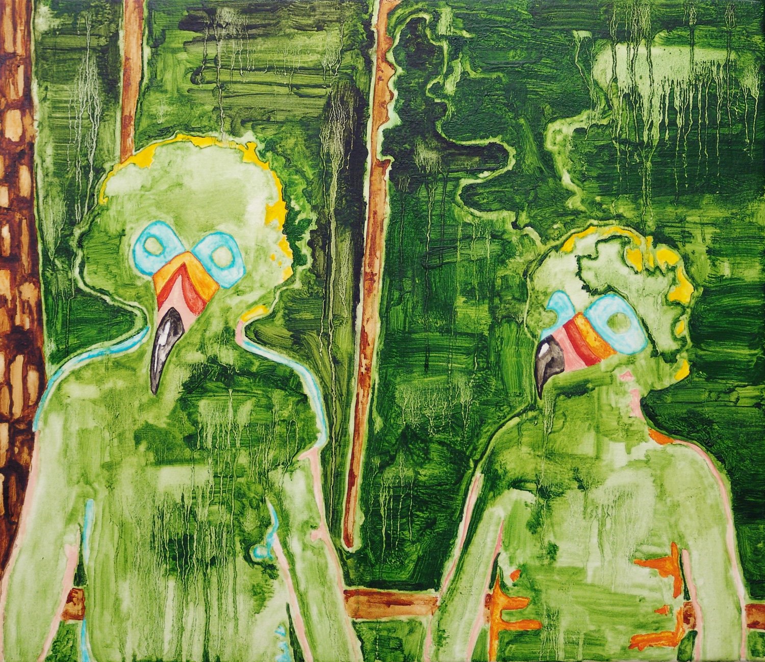  Toucan Sams  — oil on canvas, 26 x 30 inches, 2010