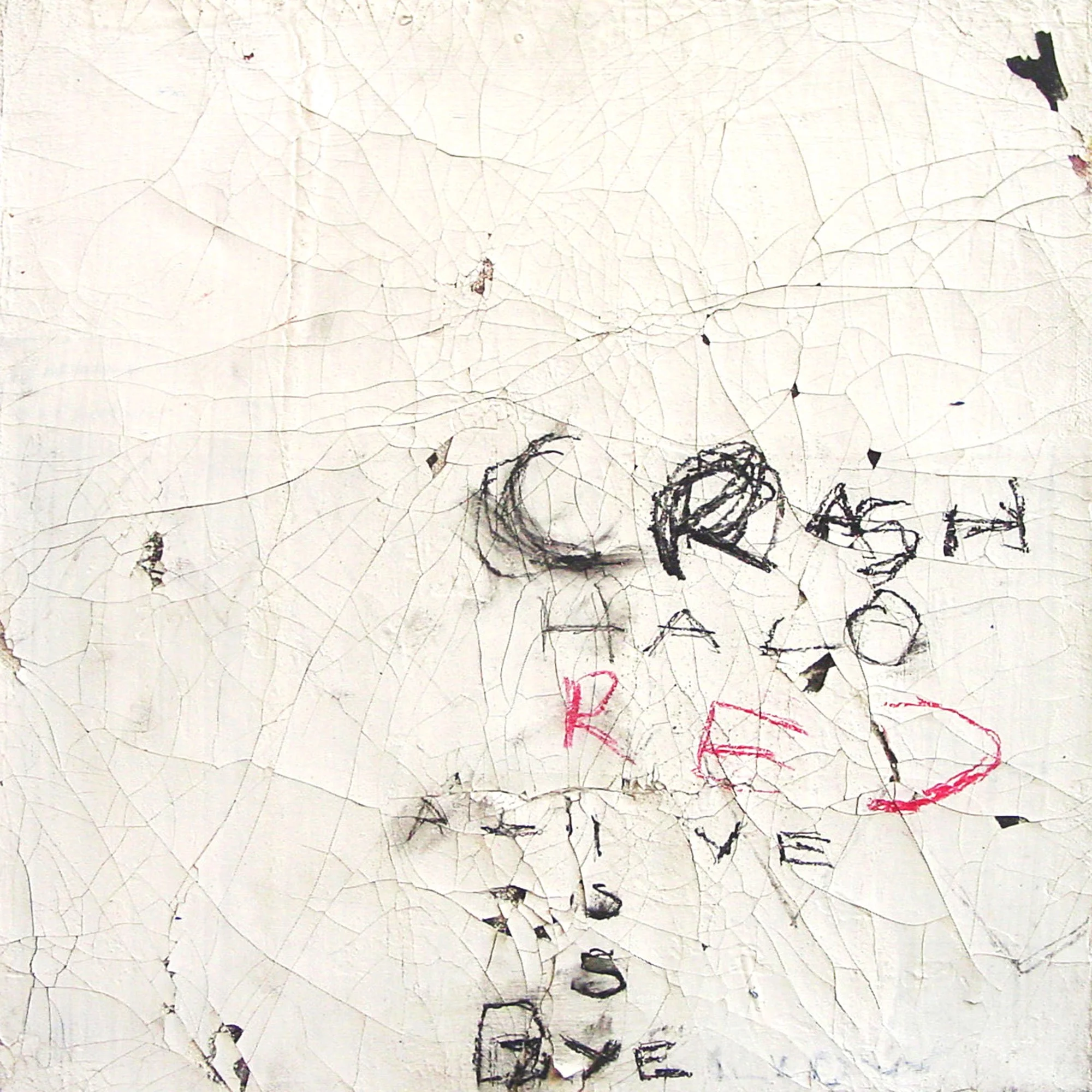  Hills and Driving  — acrylic, color pencil on canvas, 10 x 10 inches, 2001