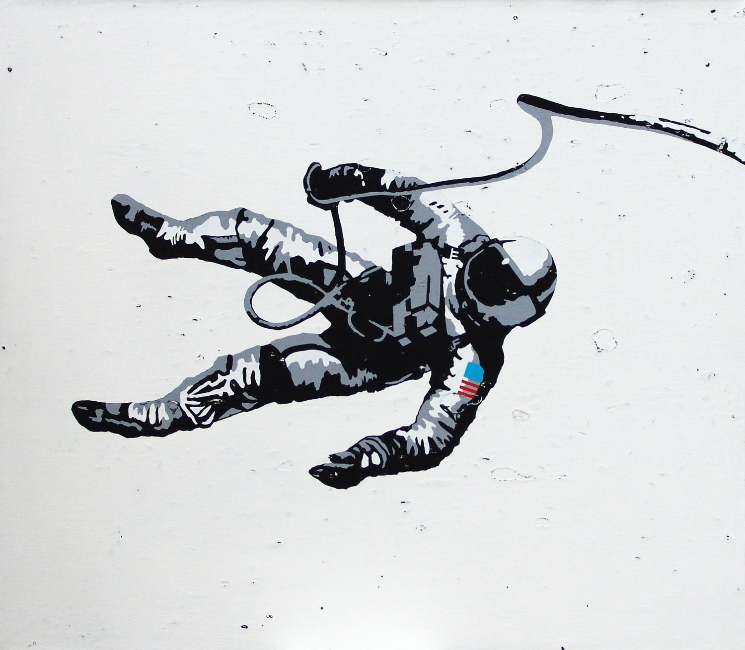  Astronaut  — acrylic on canvas, 40 x 48 inches, 2014