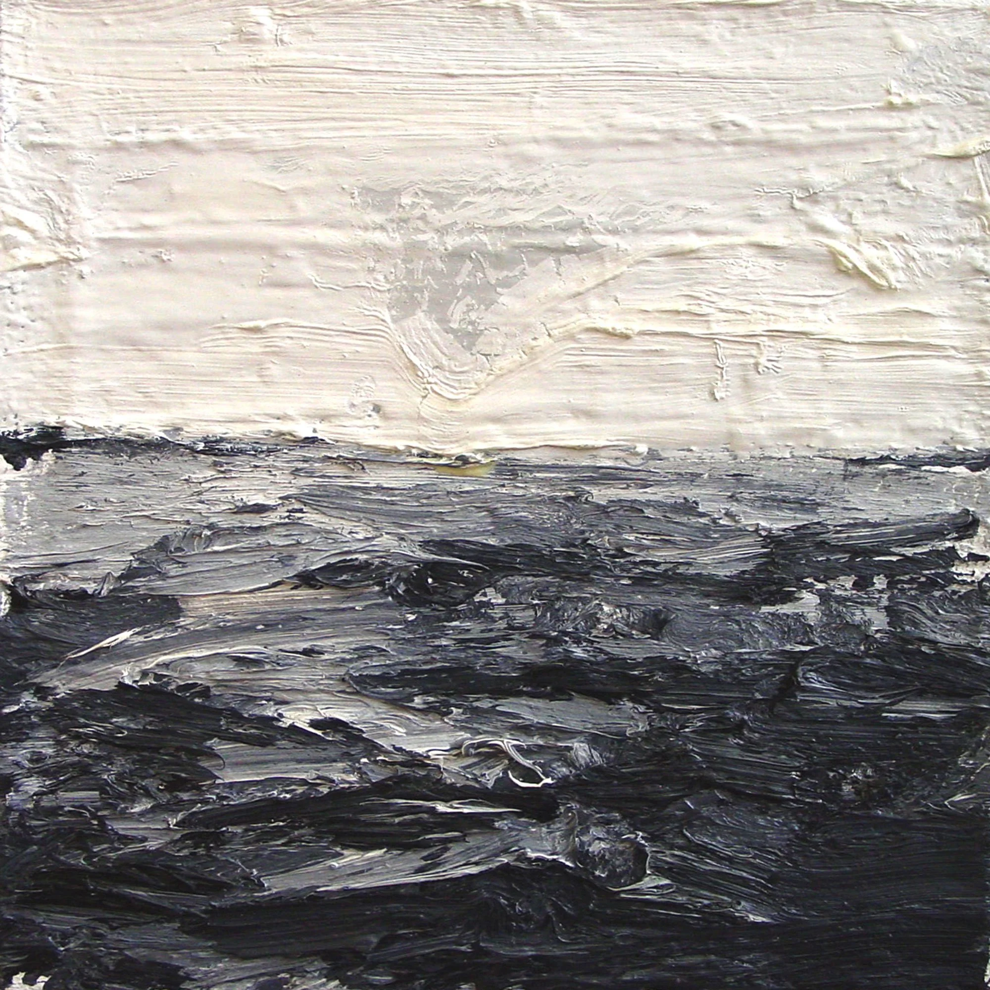  Prevent Erosion  — oil on canvas, 10 x 10 inches, 2002