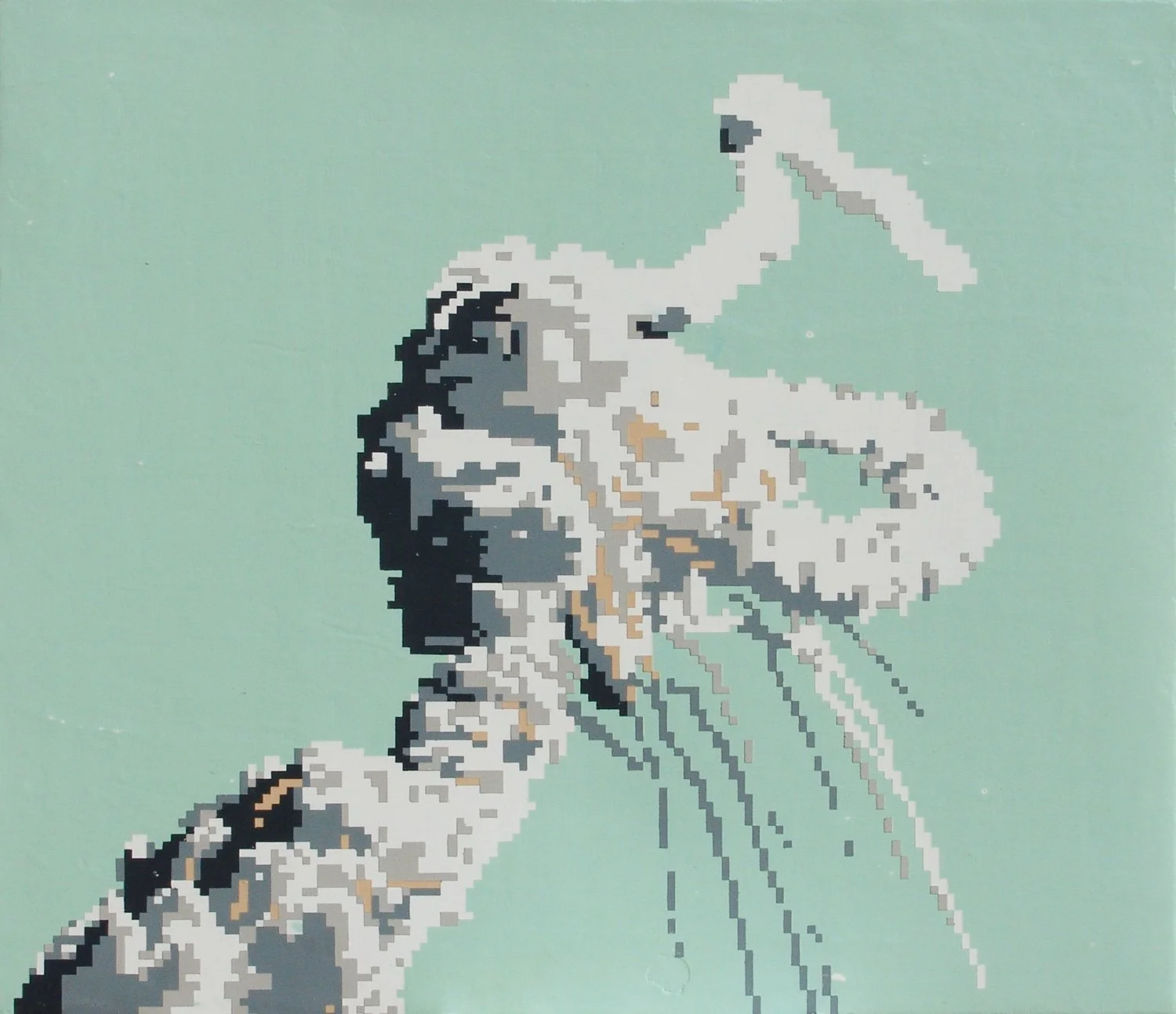  Challenger  — acrylic on canvas, 26 x 30 inches, 2011
