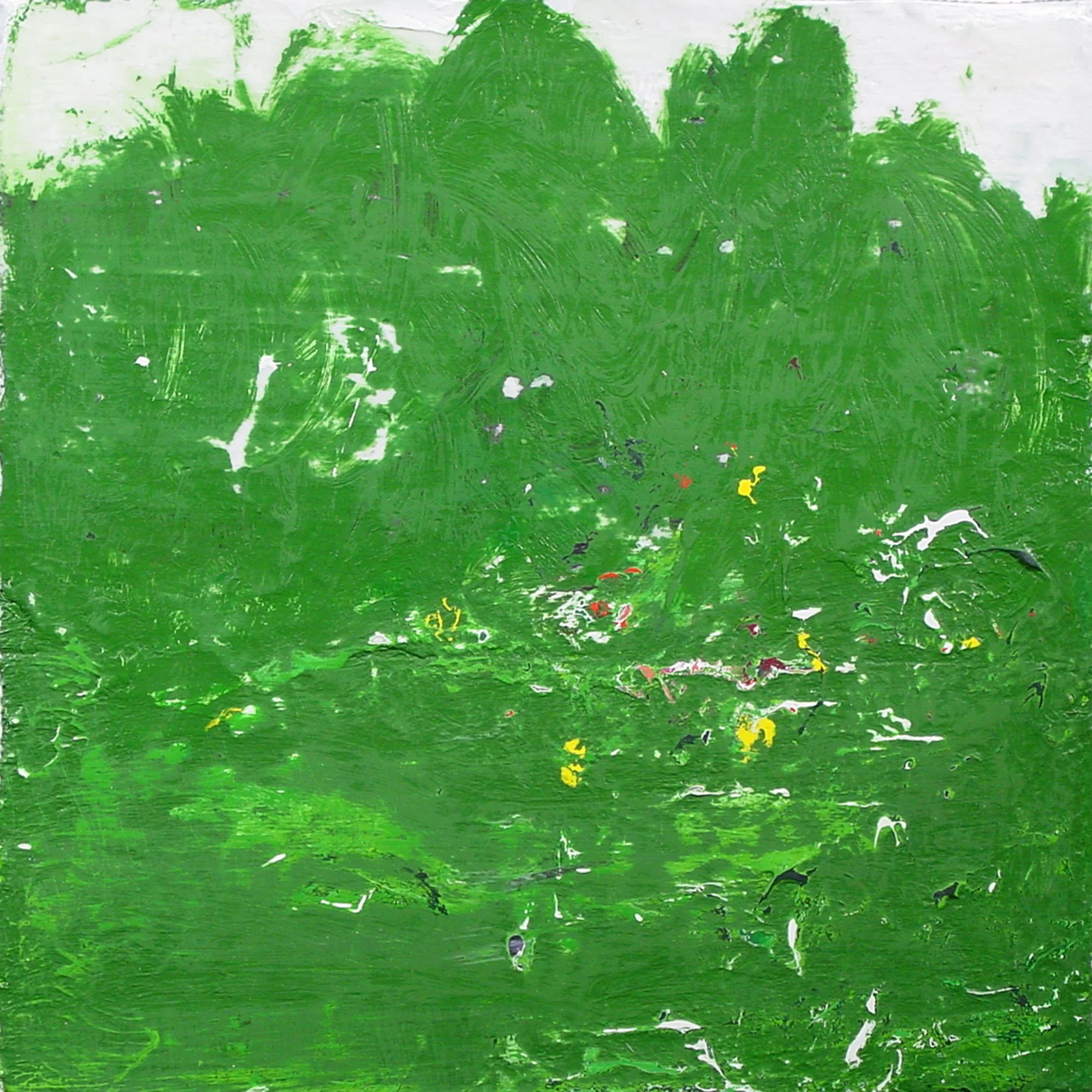  Great Sea Creatures & Punica Granatum  — acrylic on canvas, 10 x 10 inches, 2004