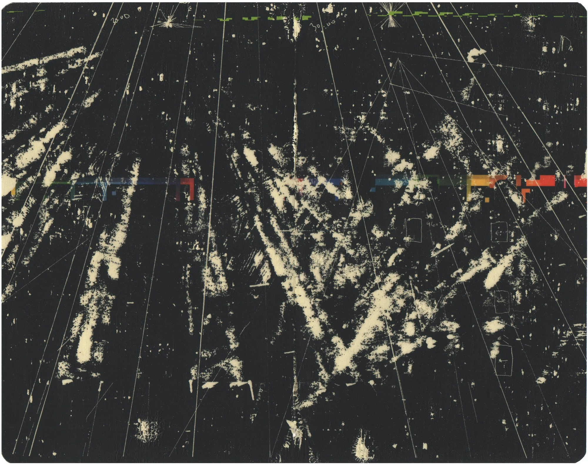  Pixels  — pigment transfer on paper, 8 x 10 inches, 2008