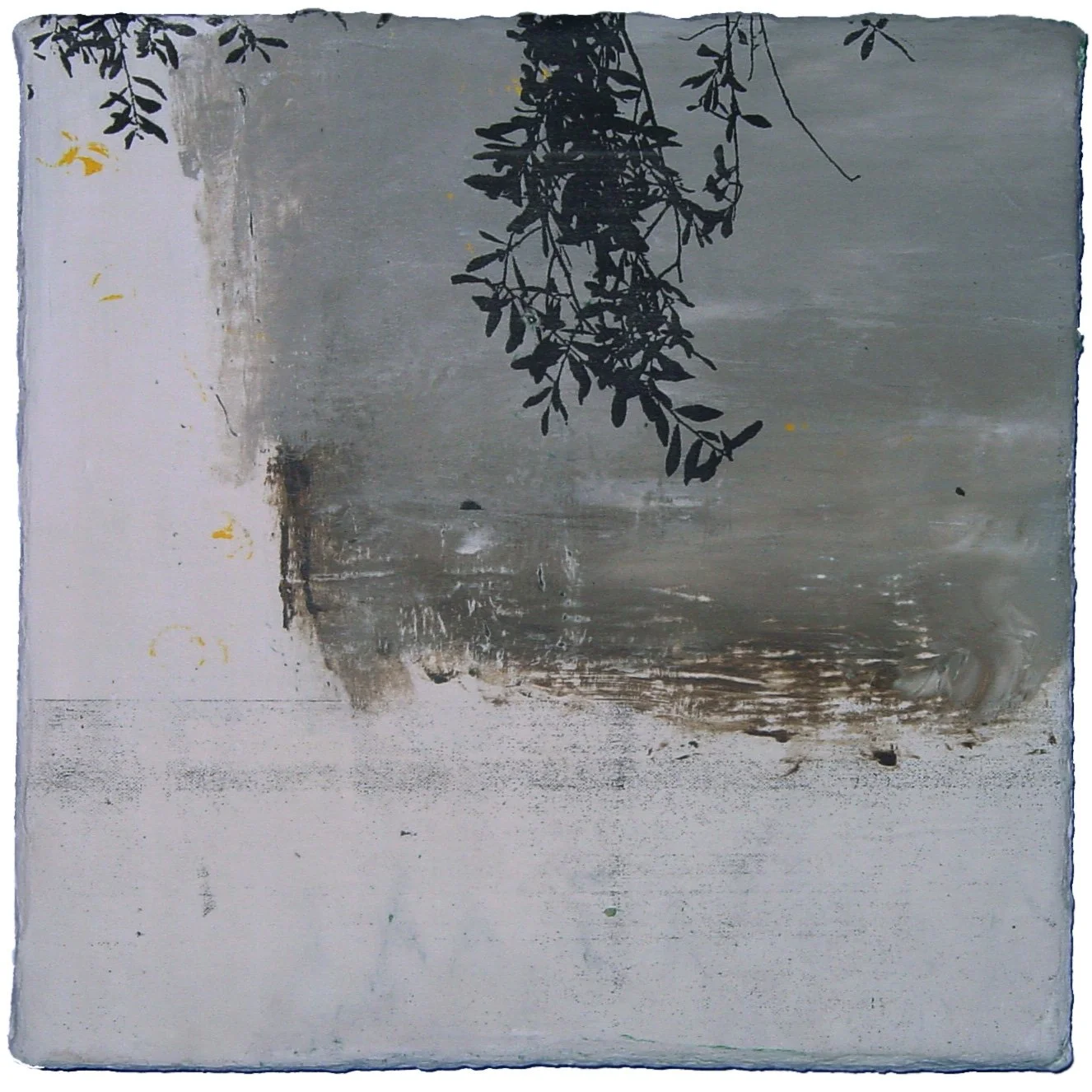  Great Sea Creatures & The Earth on the Back of the Giant Turtle  — acrylic, pigment transfer on canvas, 10 x 10 inches, 2007