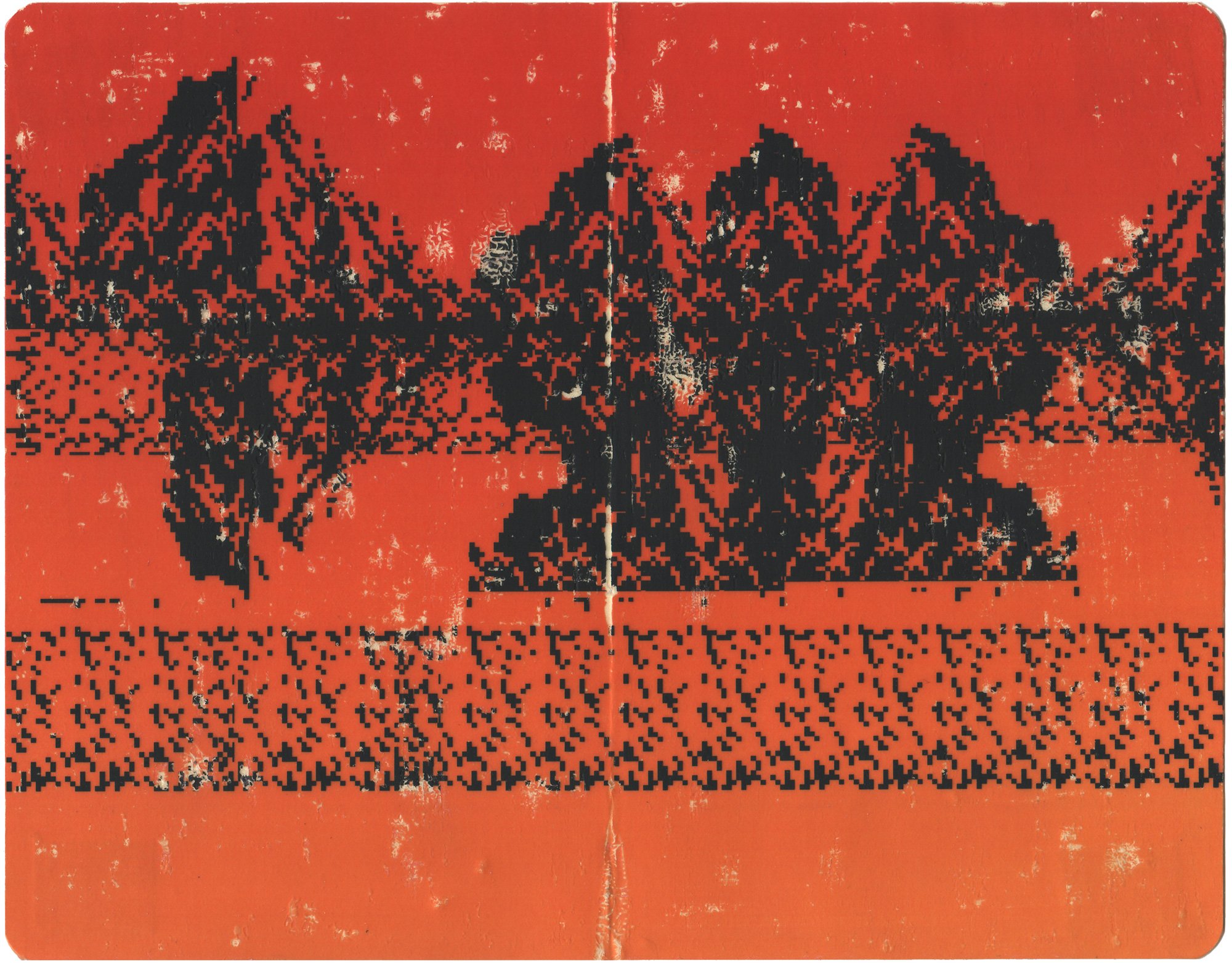  Rygar Mountain  — pigment transfer on paper, 8 x 10 inches, 2008