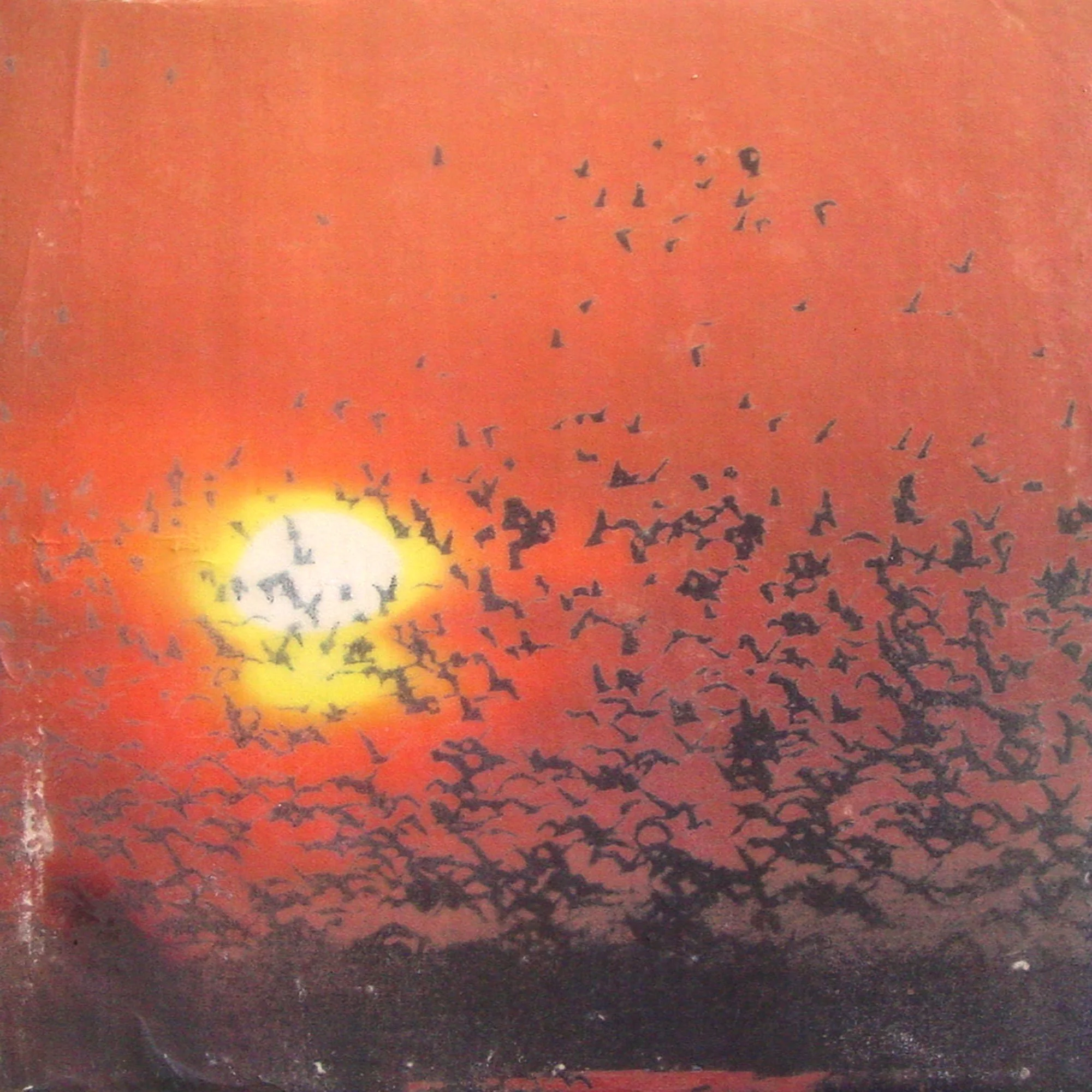  Suntan Lotion Smell  — pigment transfer on canvas, 10 x 10 inches, 2003