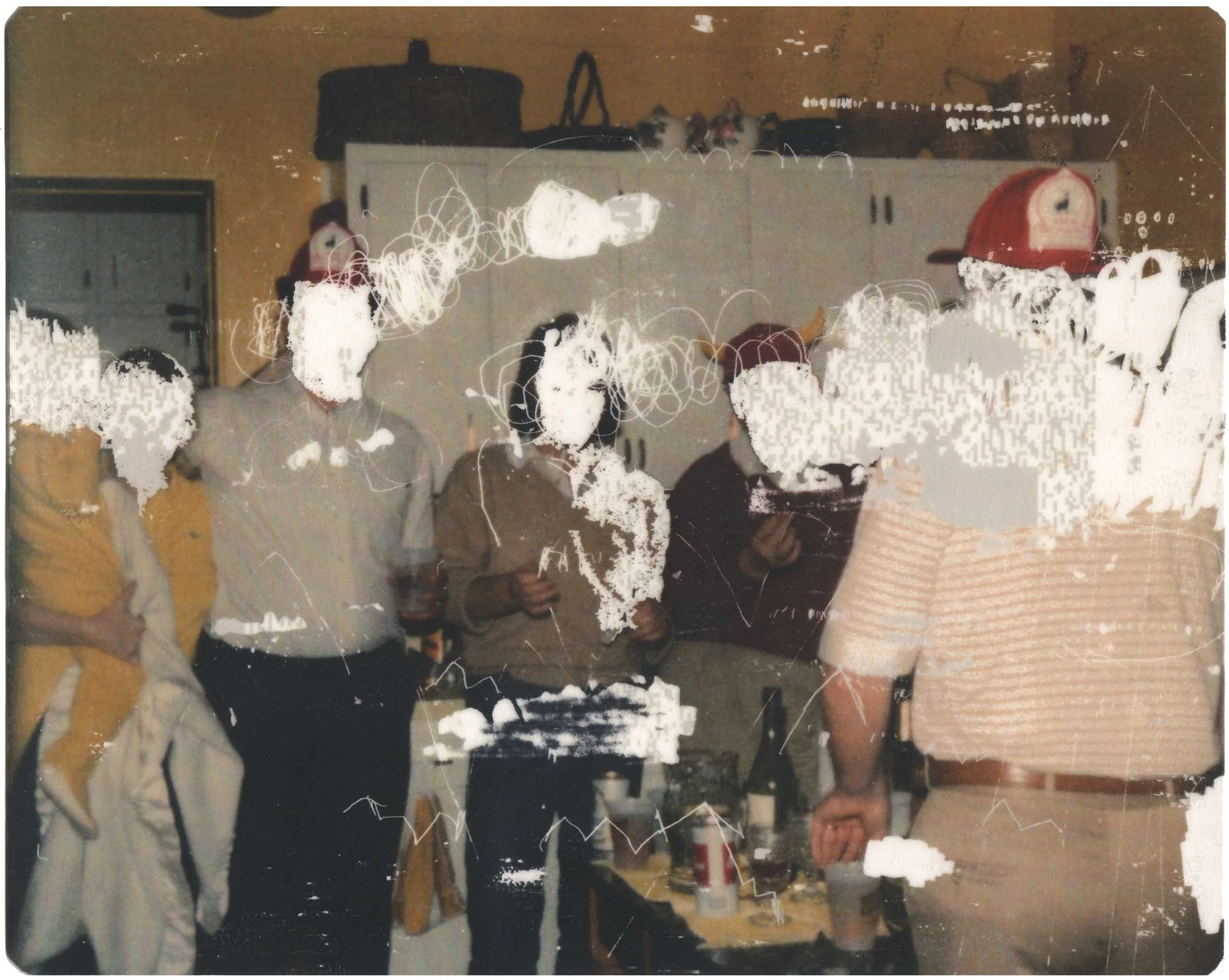  Devil & Fireman  — pigment transfer on paper, 8 x 10 inches, 2009