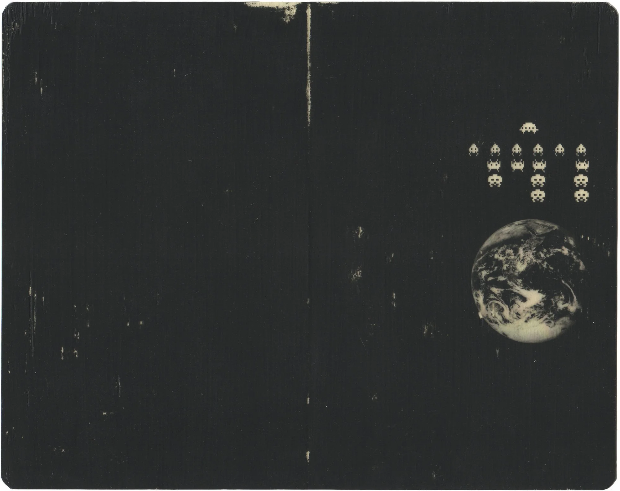  Closing Credits at the End of the Movie  — pigment transfer on paper, 8 x 10 inches, 2008