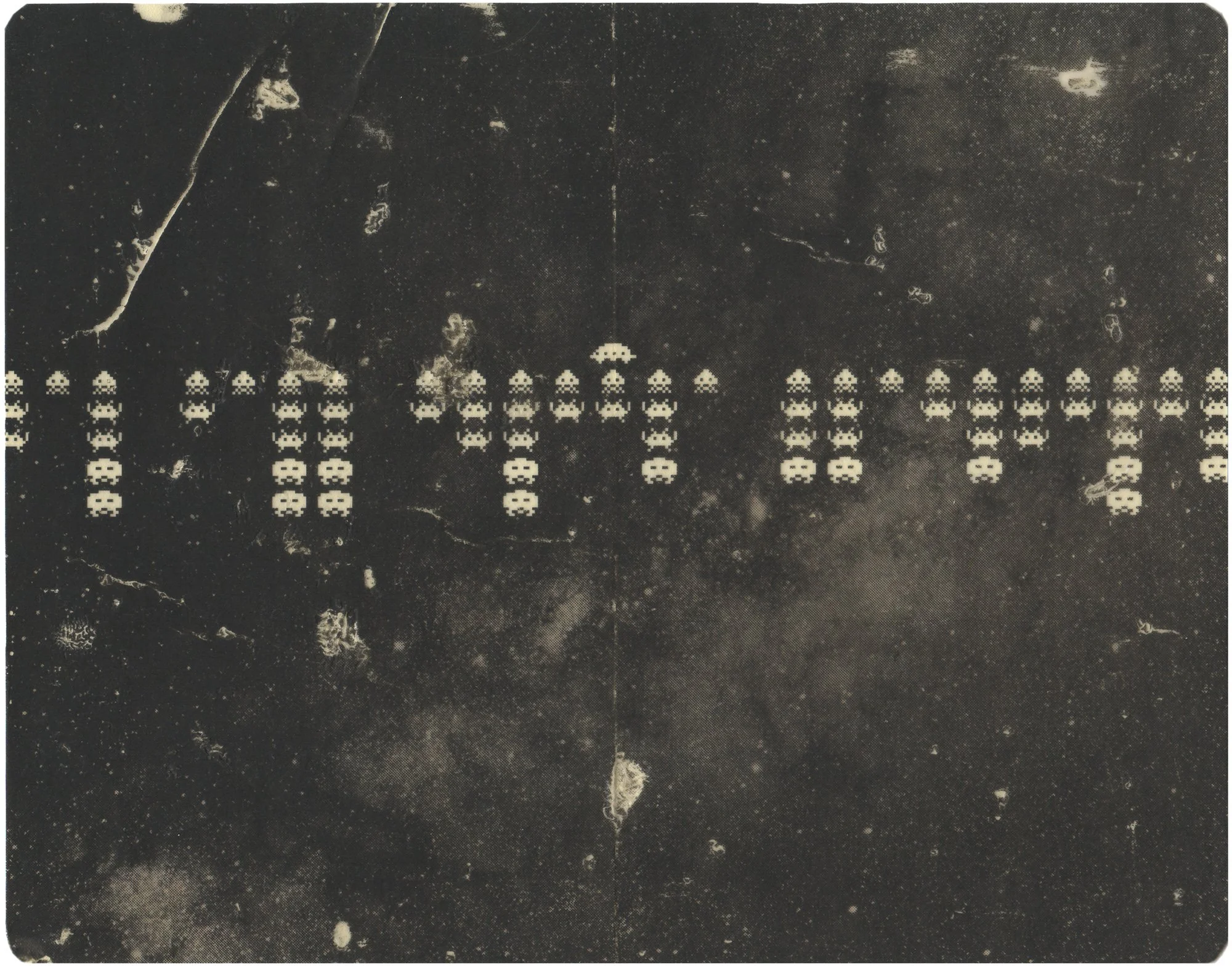 You Can Never Tell What Ears are Listening  — pigment transfer on paper, 8 x 10 inches, 2008