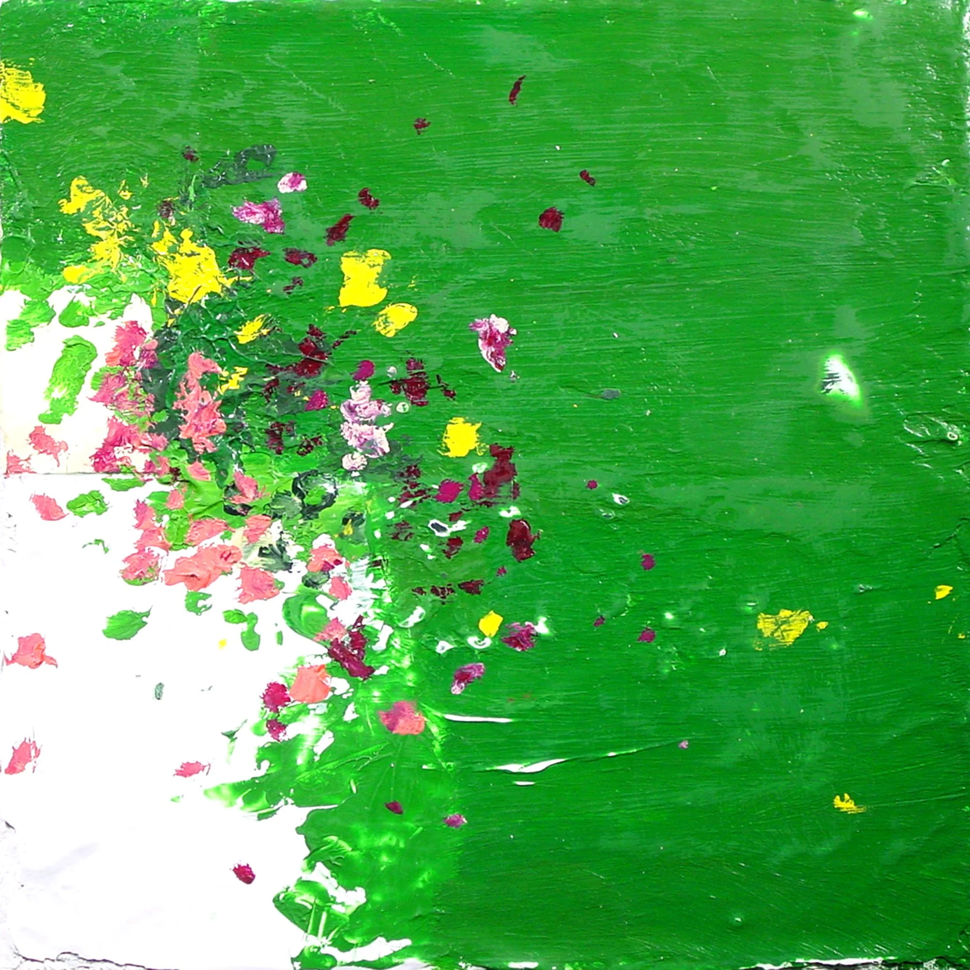  Great Sea Creatures & Punica Granatum  — acrylic on canvas, 10 x 10 inches, 2004