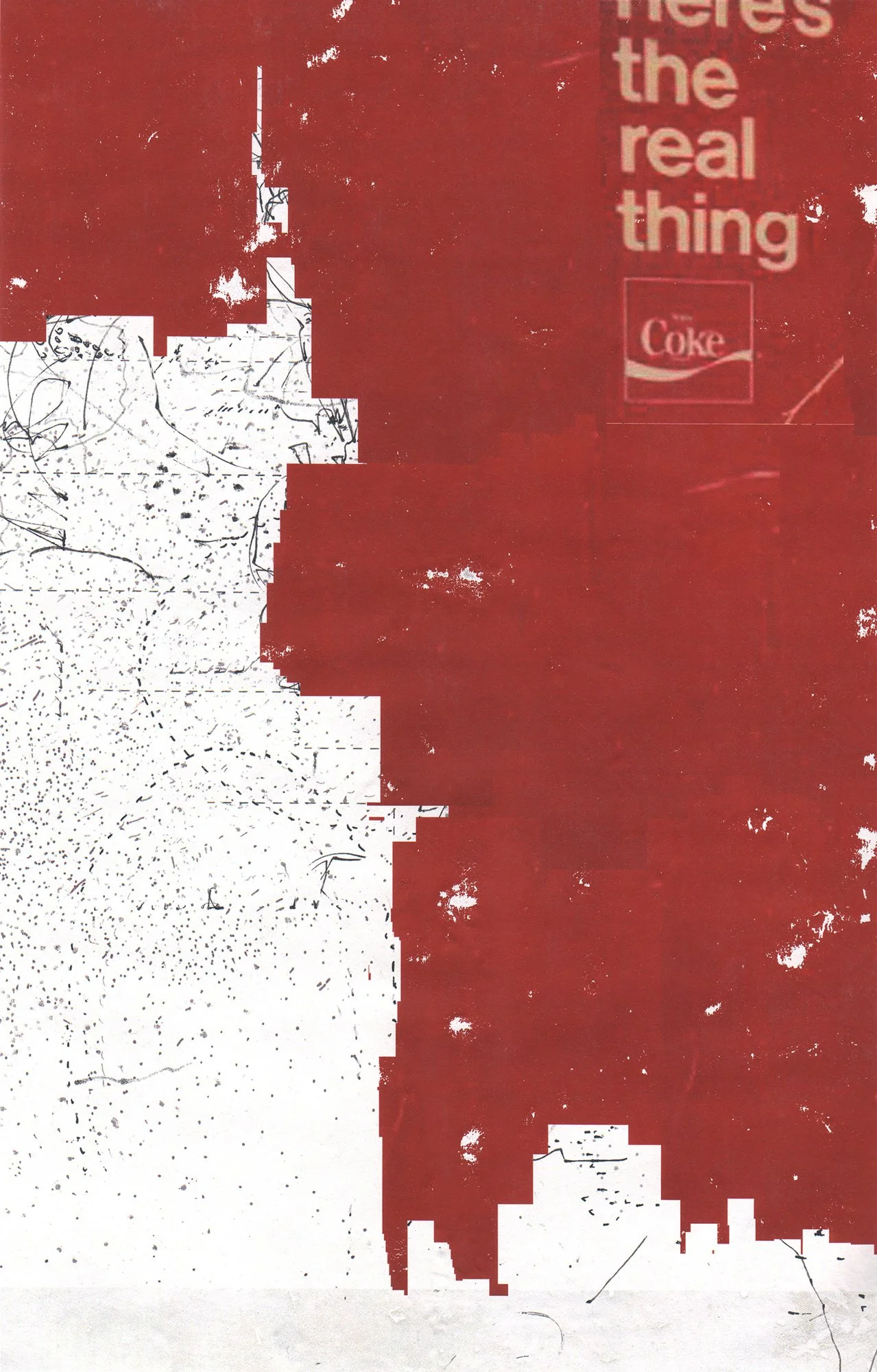  The Earth on the Back of the Giant Turtle  — pigment transfer on canvas, 11 x 7 inches, 2007