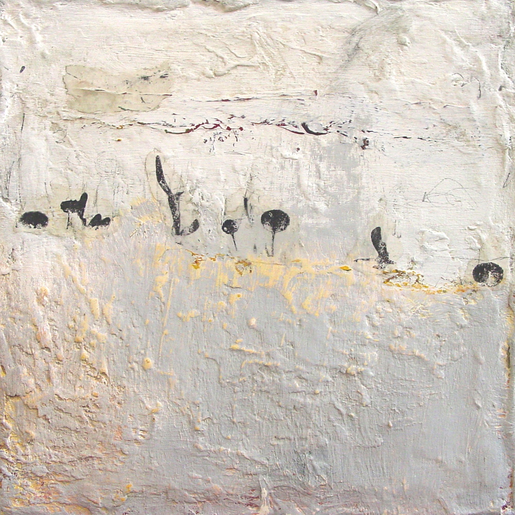  Big Wheel Over  — acrylic, pigment transfer on canvas, 10 x 10 inches, 2002