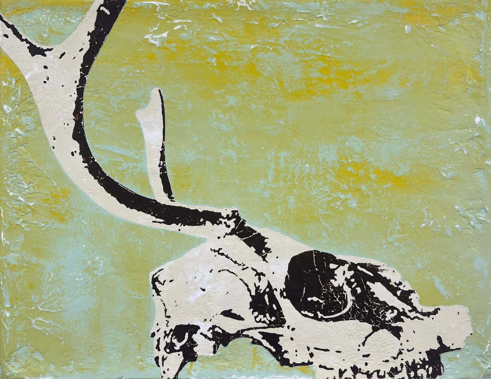  Artemis  — acrylic on canvas, 10 x 13 inches, 2025