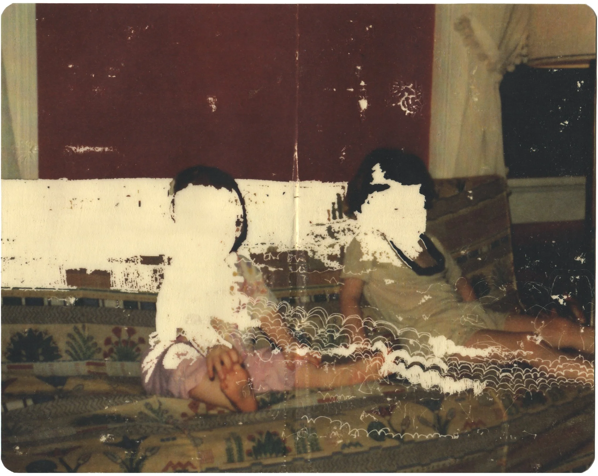  Sunset on a Wall  — pigment transfer on paper, 8 x 10 inches, 2009