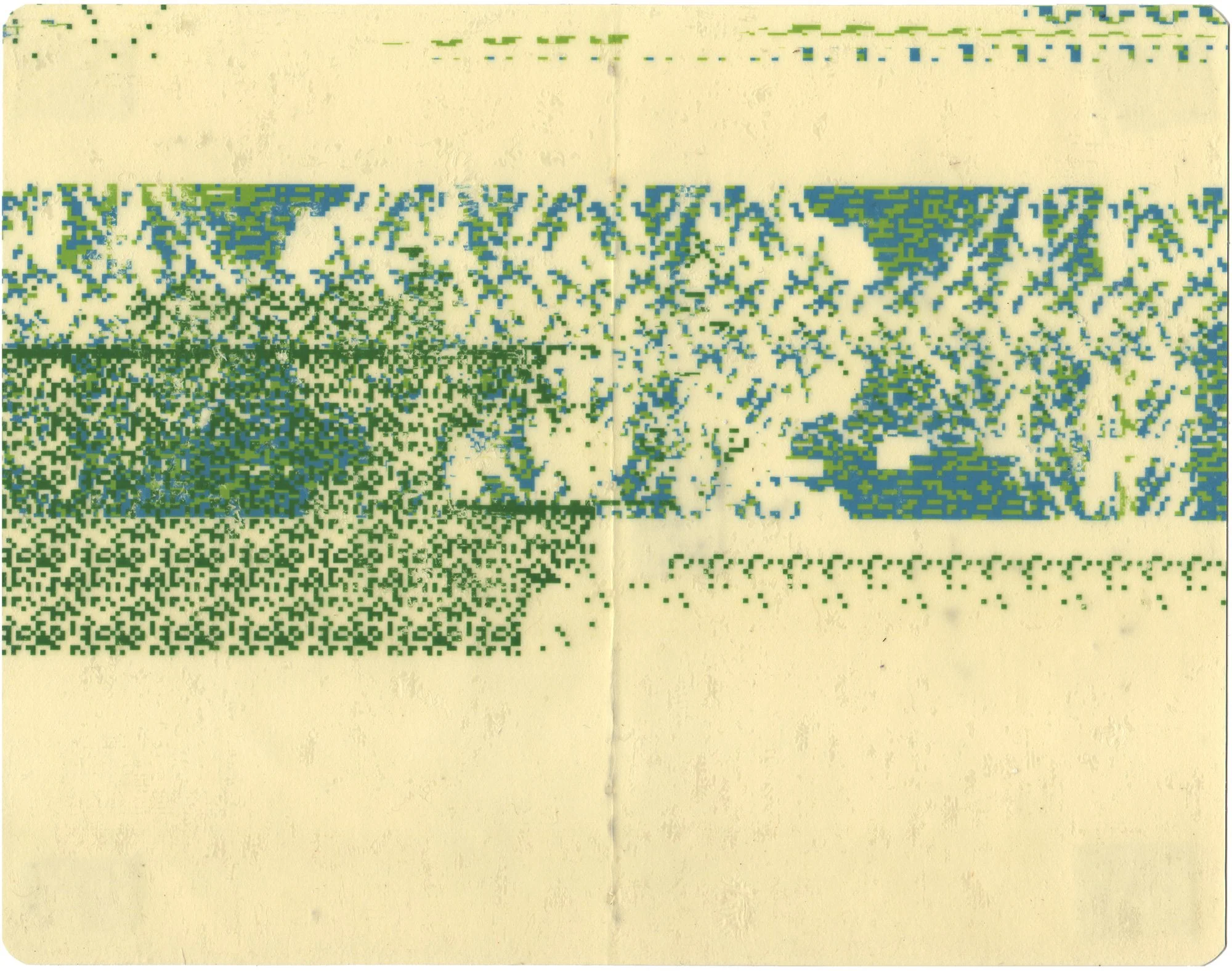  Odors From Pine Trees  — pigment transfer on paper, 8 x 10 inches, 2008