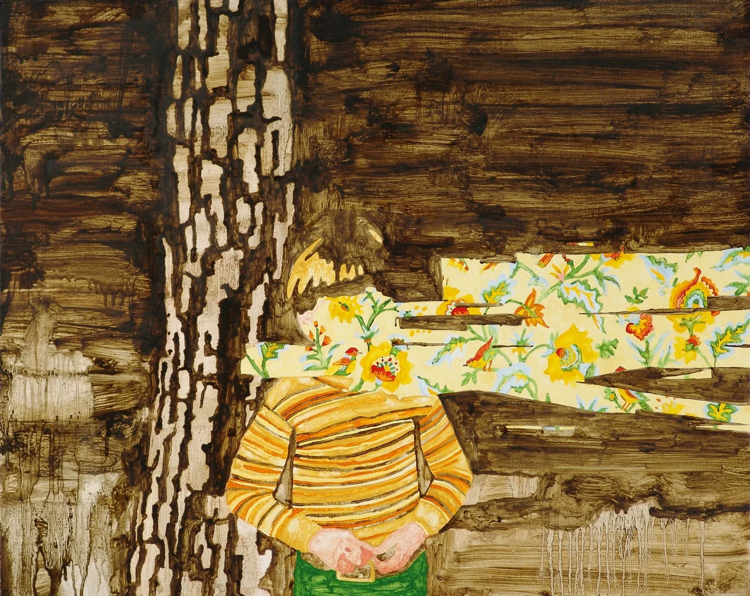  Unexplained Mysteries of the Universe  — oil on canvas, 26 x 30 inches, 2010