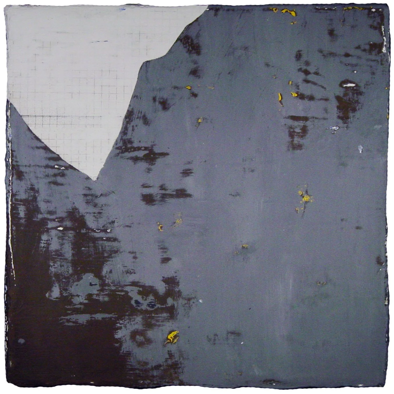  Great Sea Creatures & The Earth on the Back of the Giant Turtle  — acrylic, pigment transfer on canvas, 10 x 10 inches, 2007