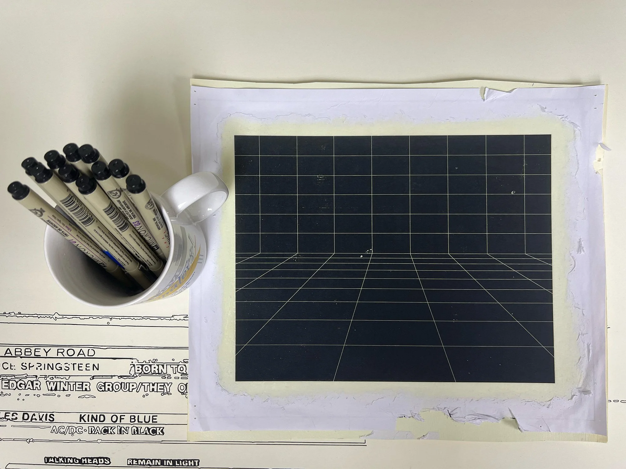 May 2025 - Pigment Transfer & Drawing