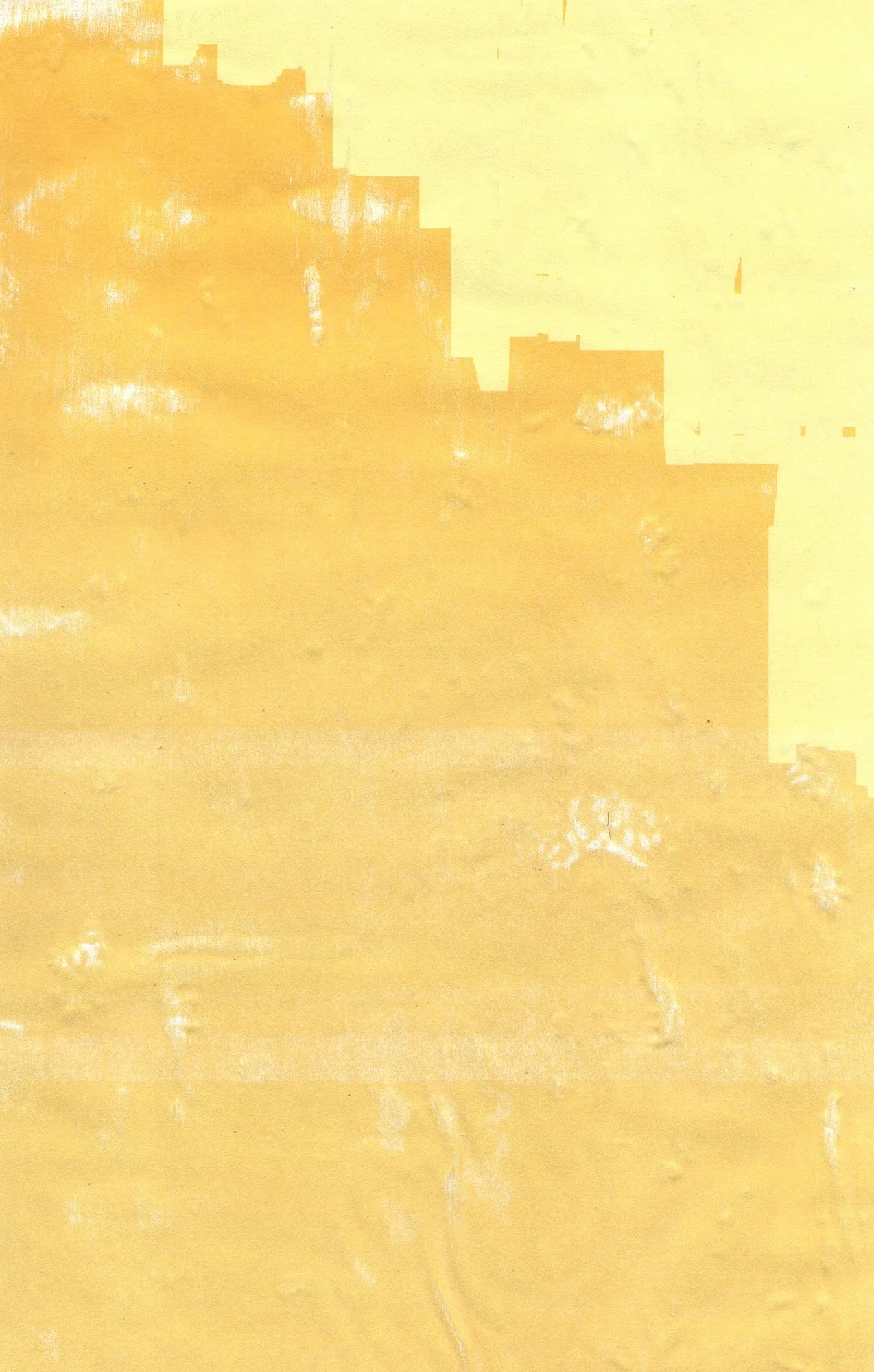  The Earth on the Back of the Giant Turtle  — pigment transfer on canvas, 11 x 7 inches, 2007