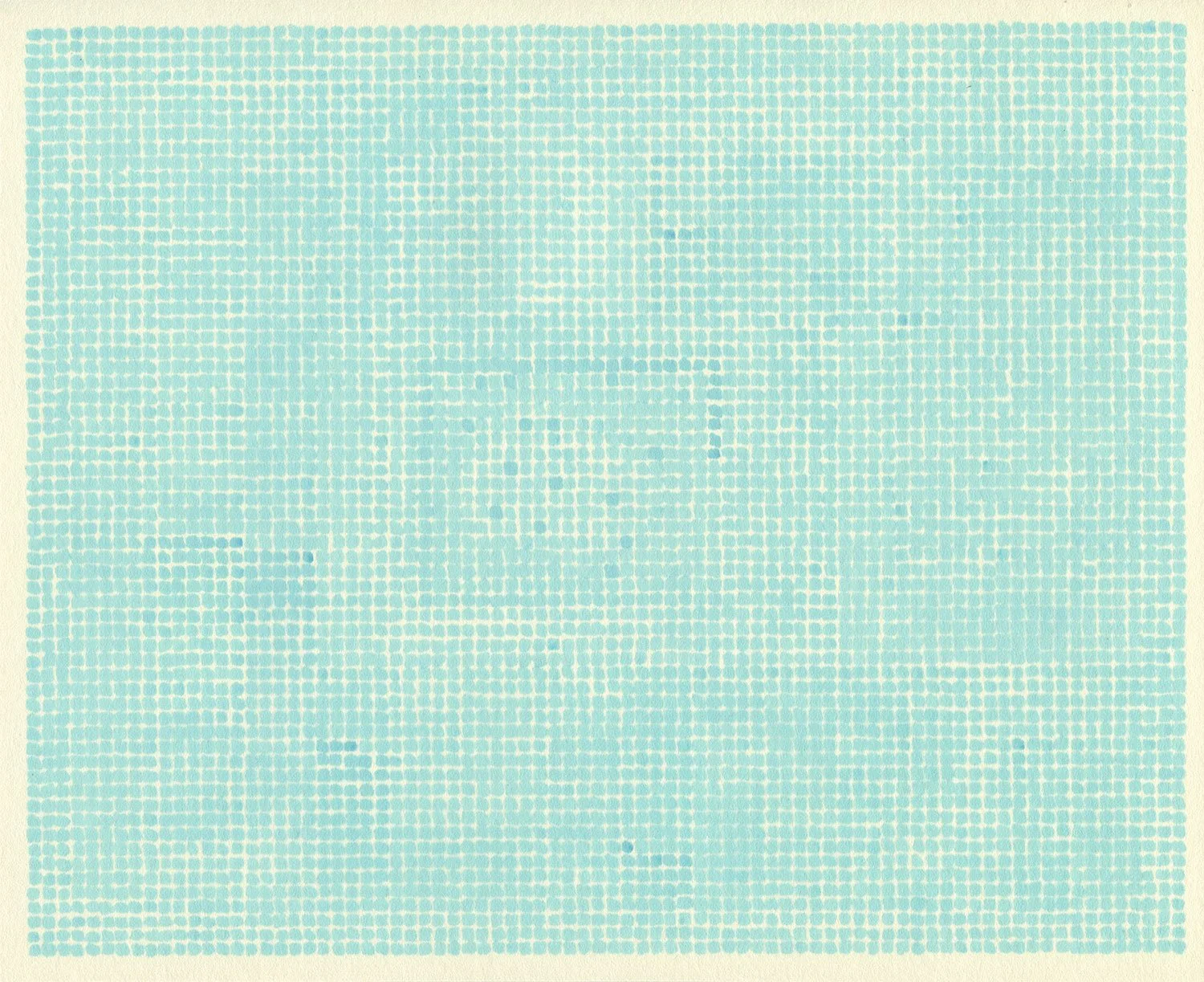  Pixels  — permanent marker on paper, 8 x 10 inches, 2022