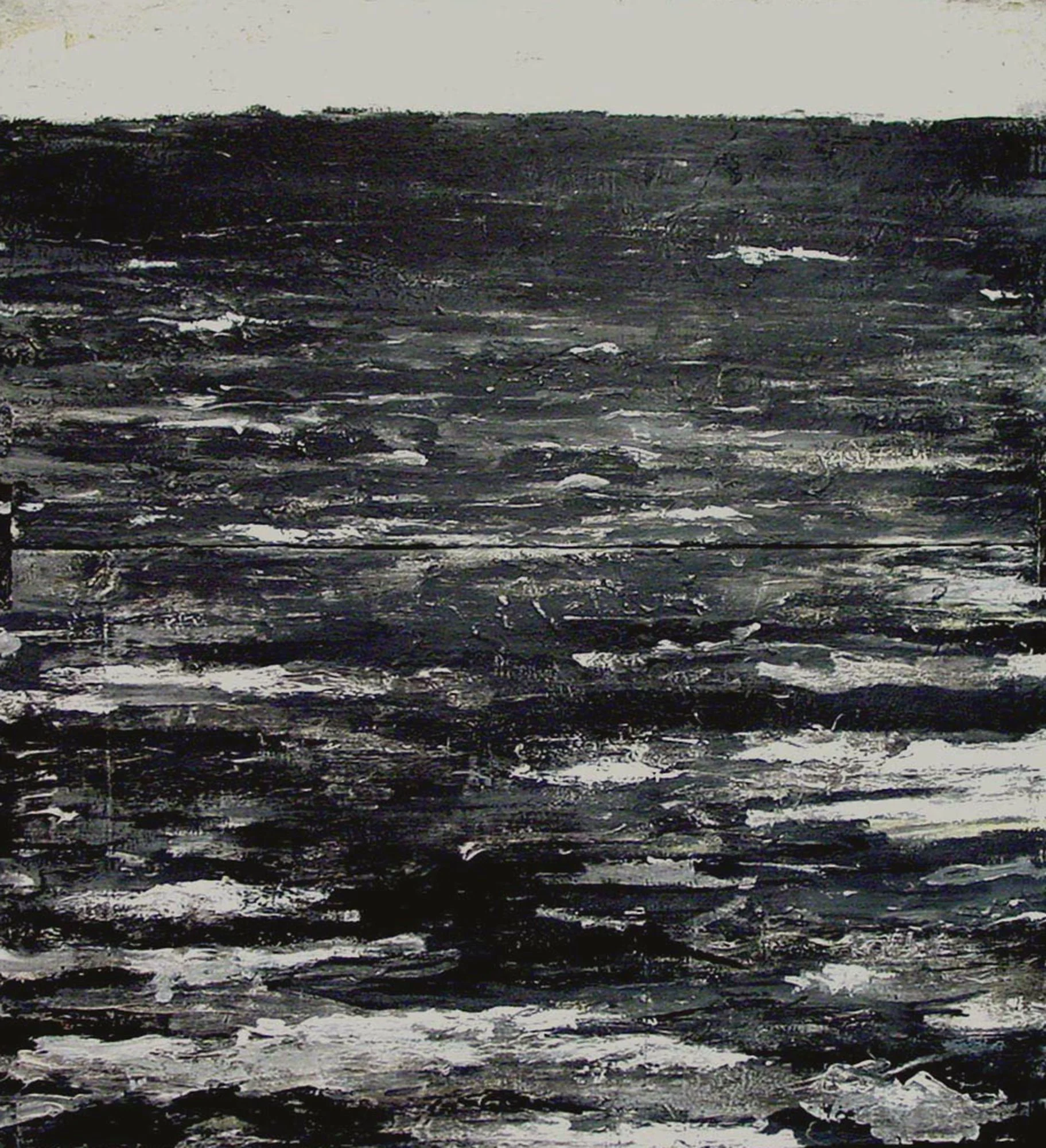  Ocean  — acrylic on canvas, 80 x 70 inches, 2002