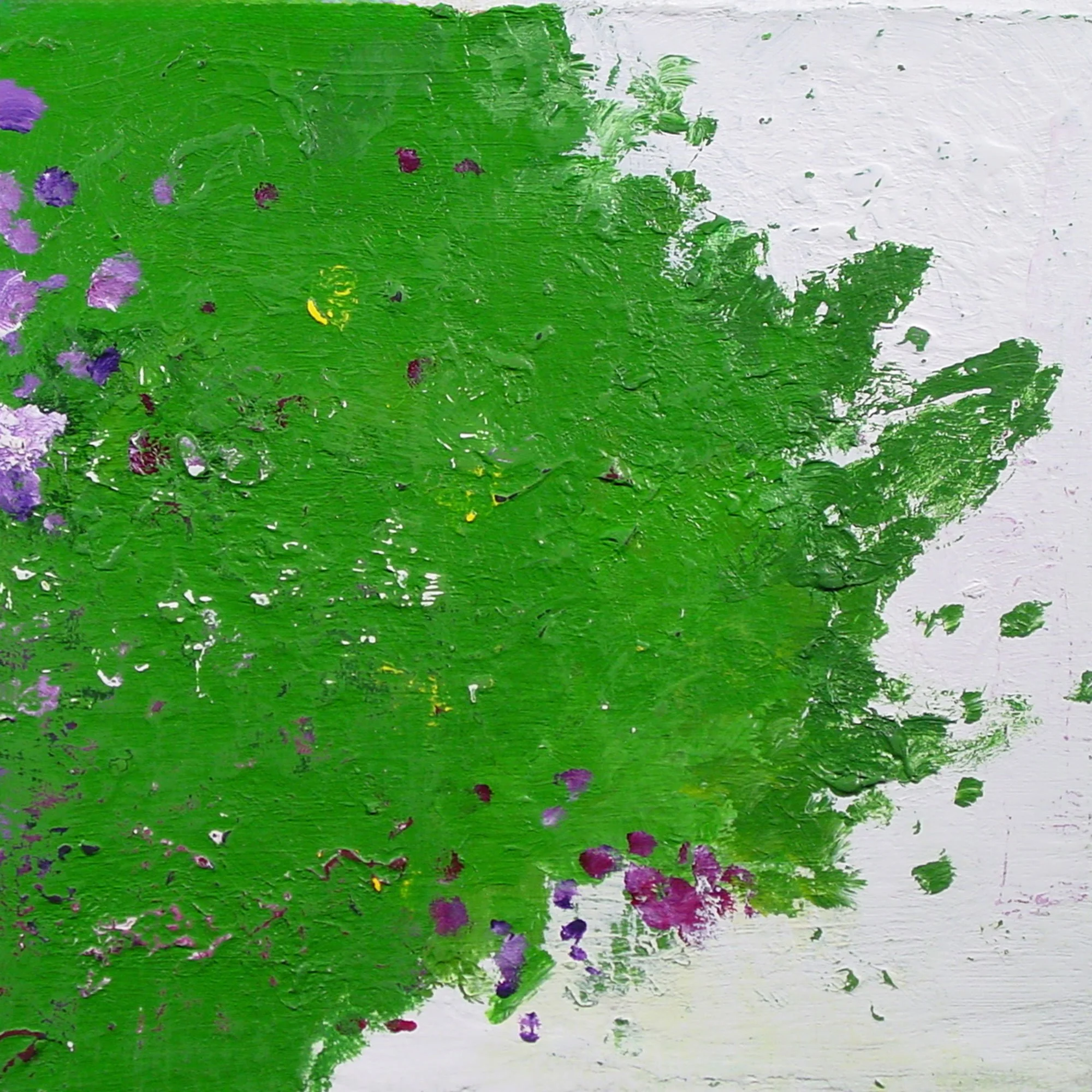  Great Sea Creatures & Punica Granatum  — acrylic on canvas, 10 x 10 inches, 2004