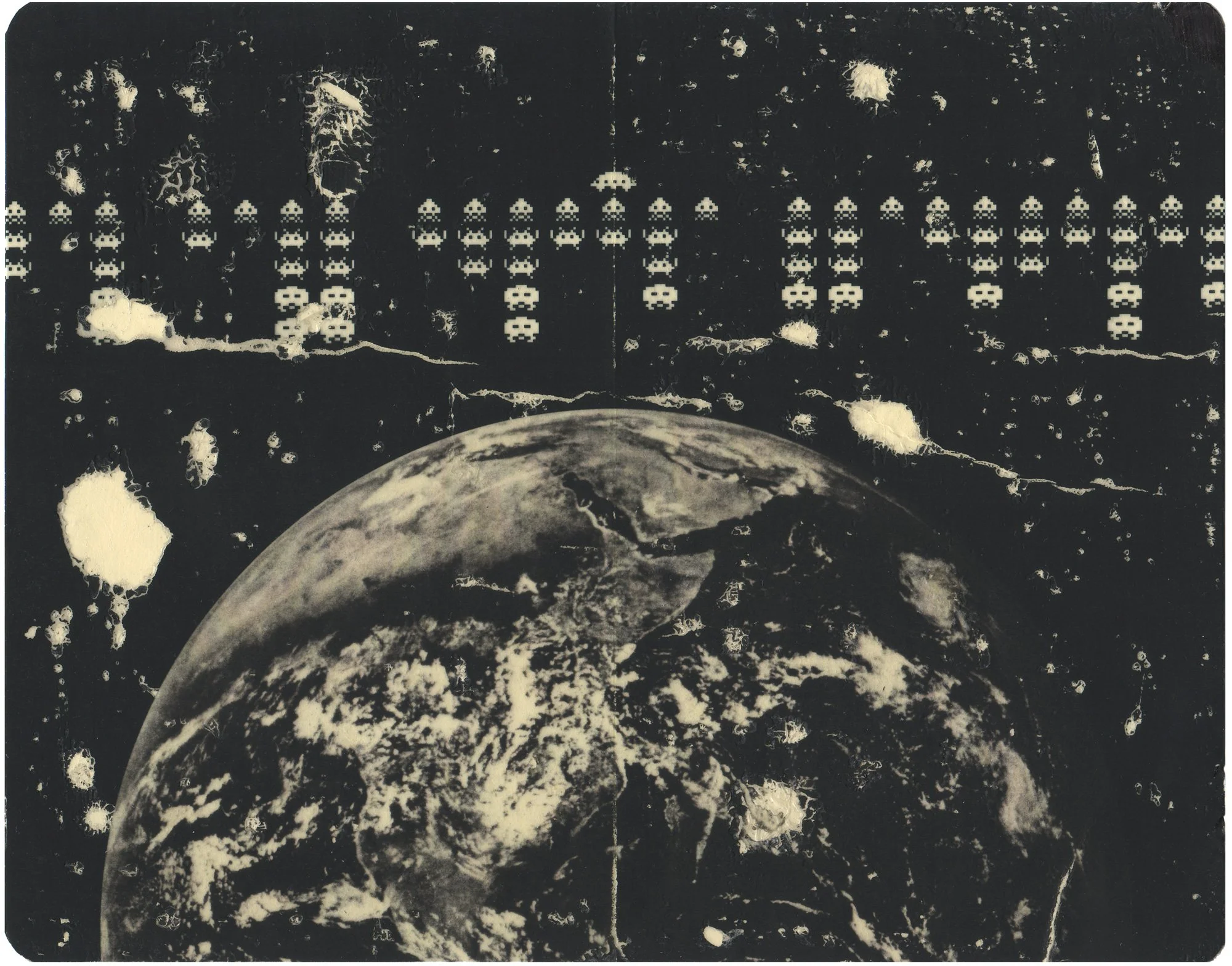  Closing Credits at the End of the Movie  — pigment transfer on paper, 8 x 10 inches, 2008