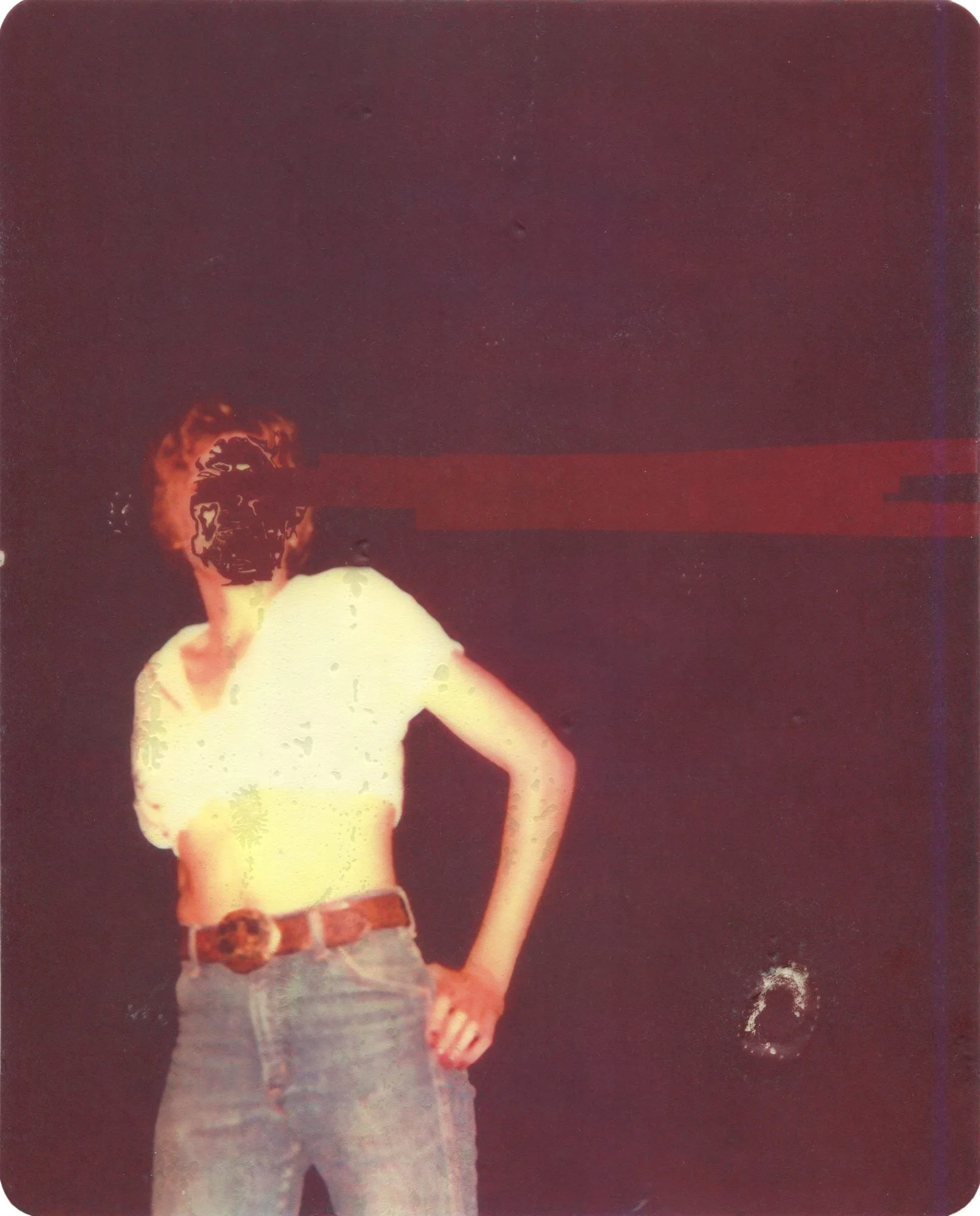  I Was Only Temporary  — pigment transfer on paper, 10 × 8 inches, 2026