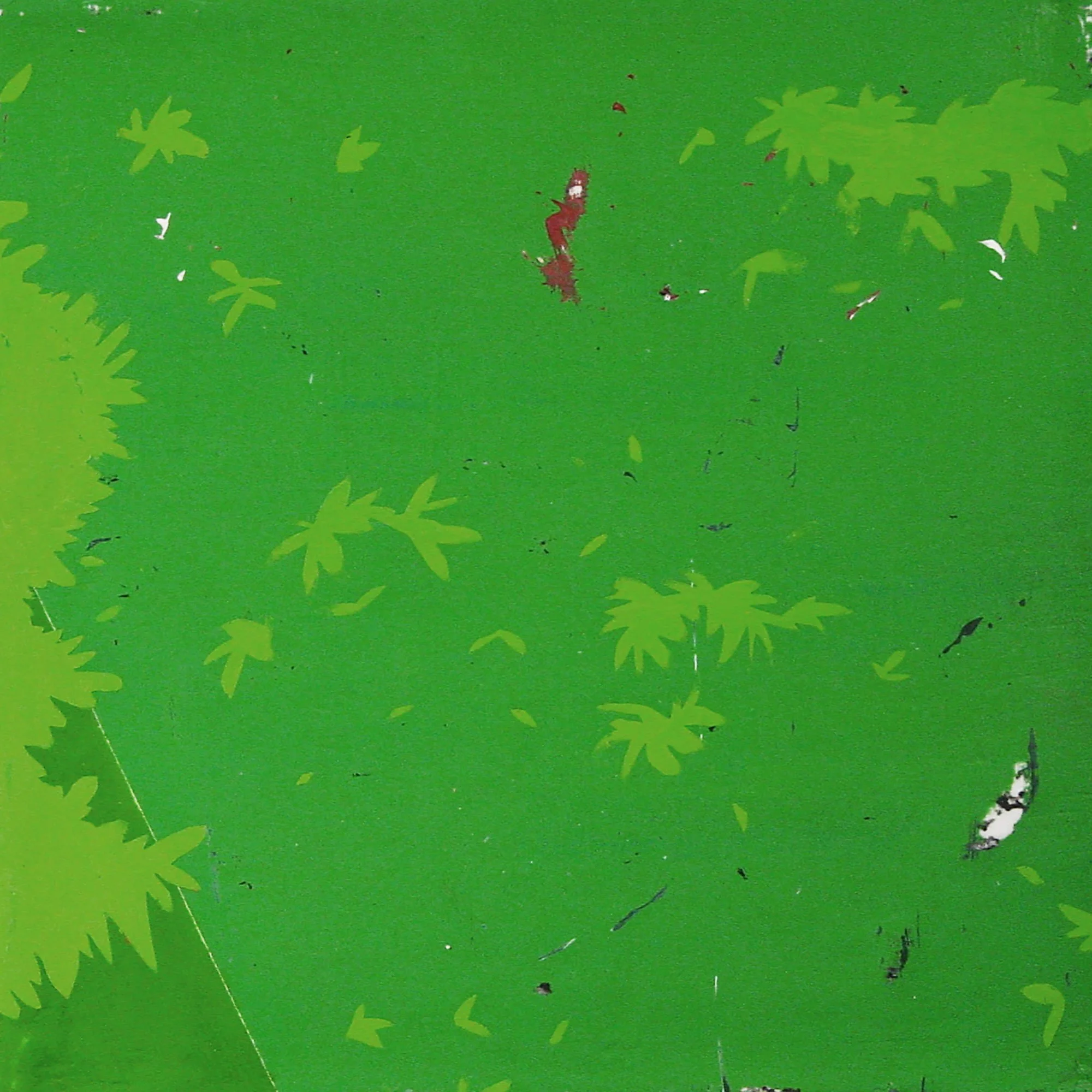  The Continents Are Large Areas of Crust that Make Up the Solid Surface of the Earth  — acrylic on canvas, 10 x 10 inches, 2006