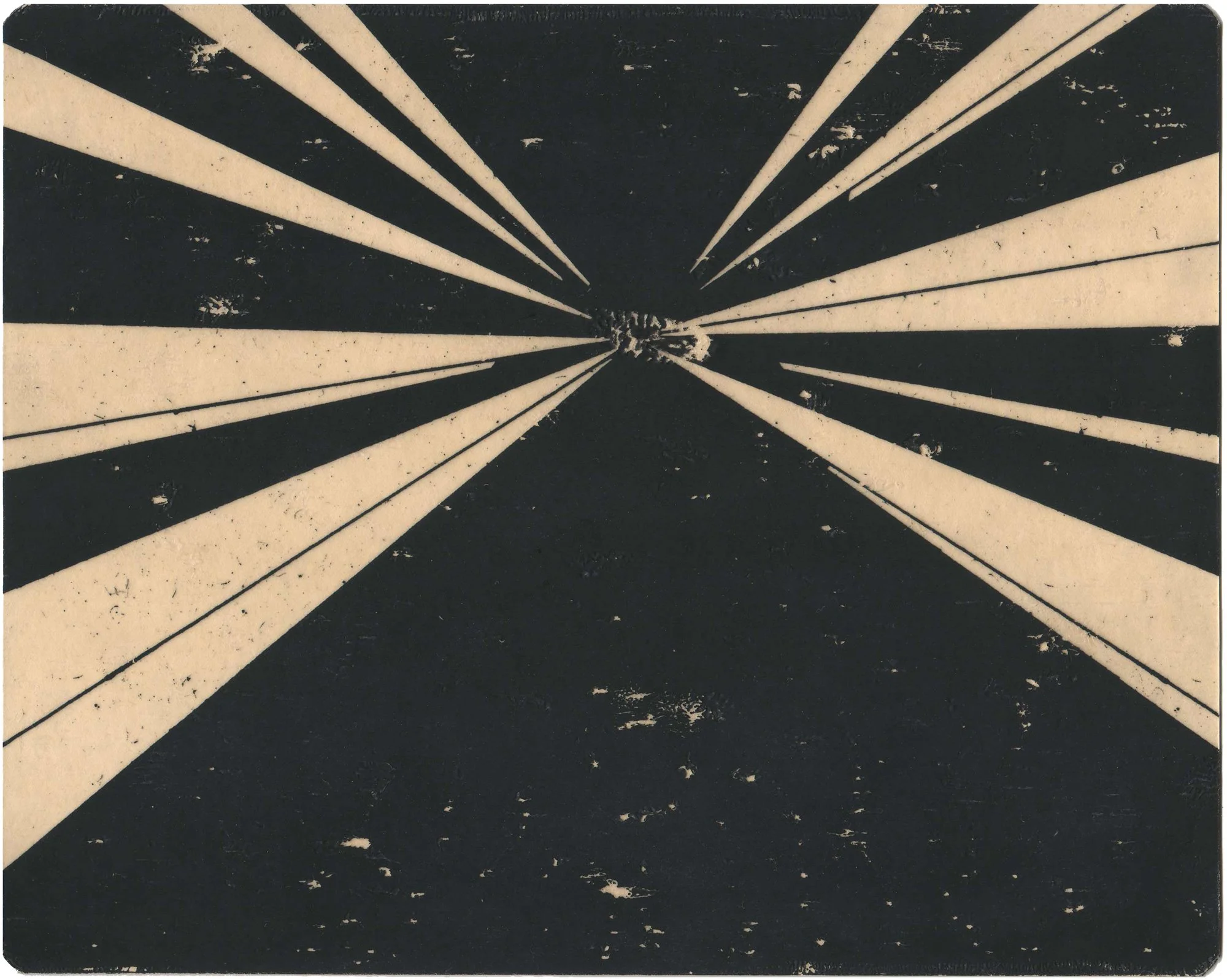  The Birth of the Giant Turtle  — pigment transfer on paper, 8 x 10 inches, 2009