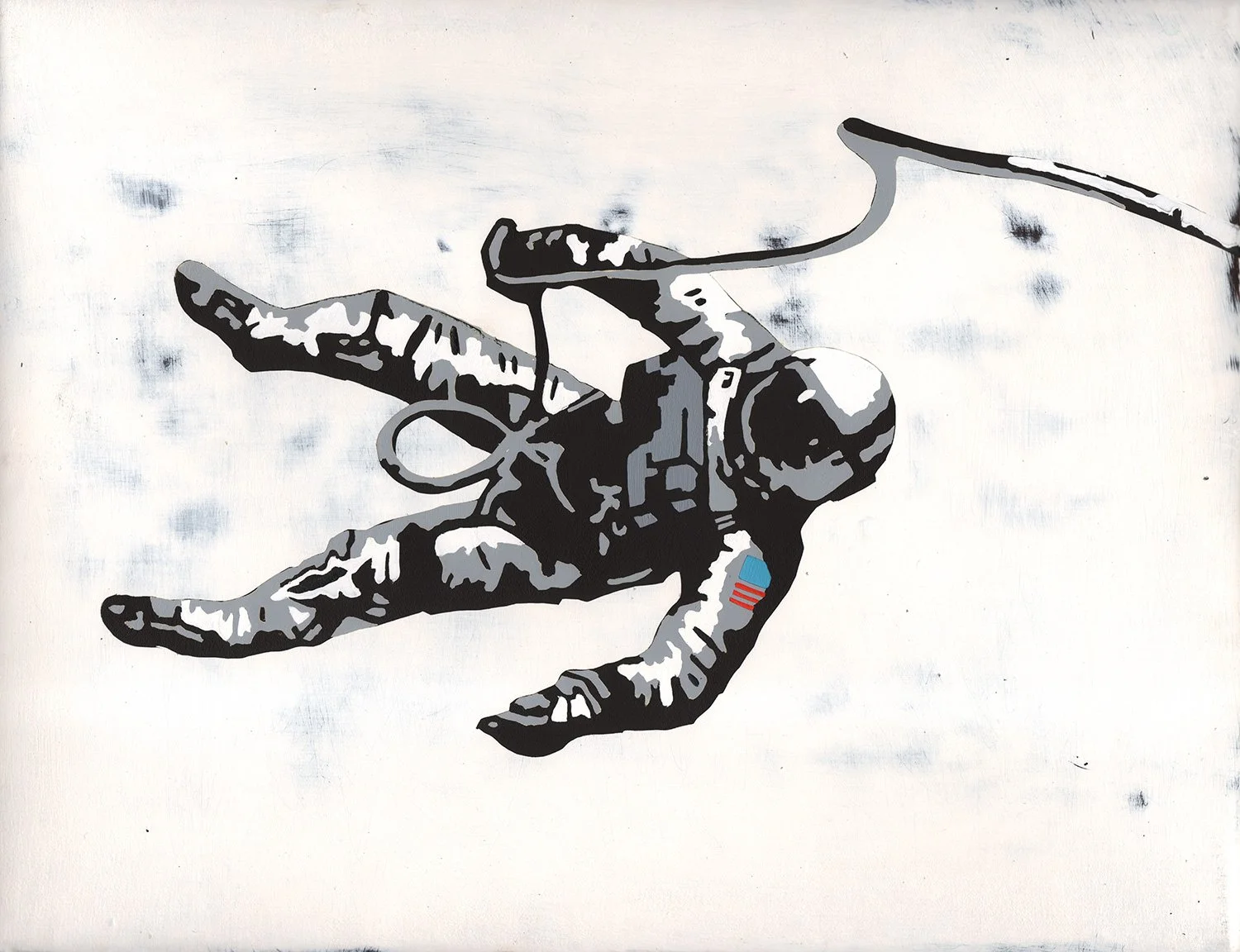  Astronaut  — acrylic on canvas, 10 x 13 inches, 2014