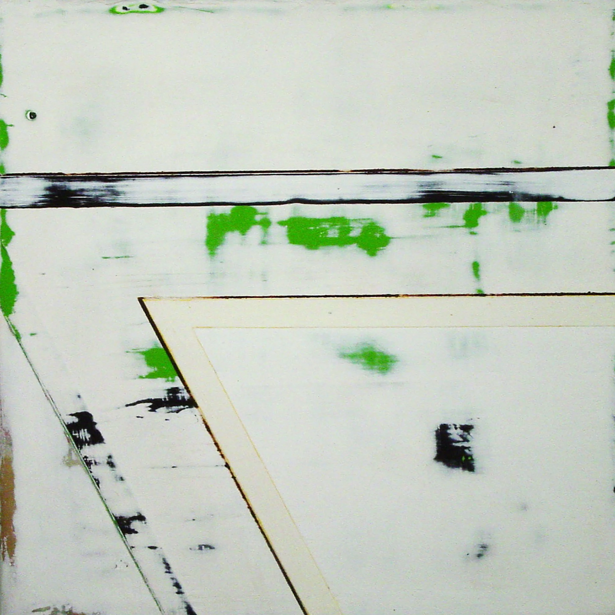  International Working Party For Documentation & Conservation of Building
Sites & Neighborhoods of the Modern Movement  — acrylic on canvas, 10 x 10 inches, 2006