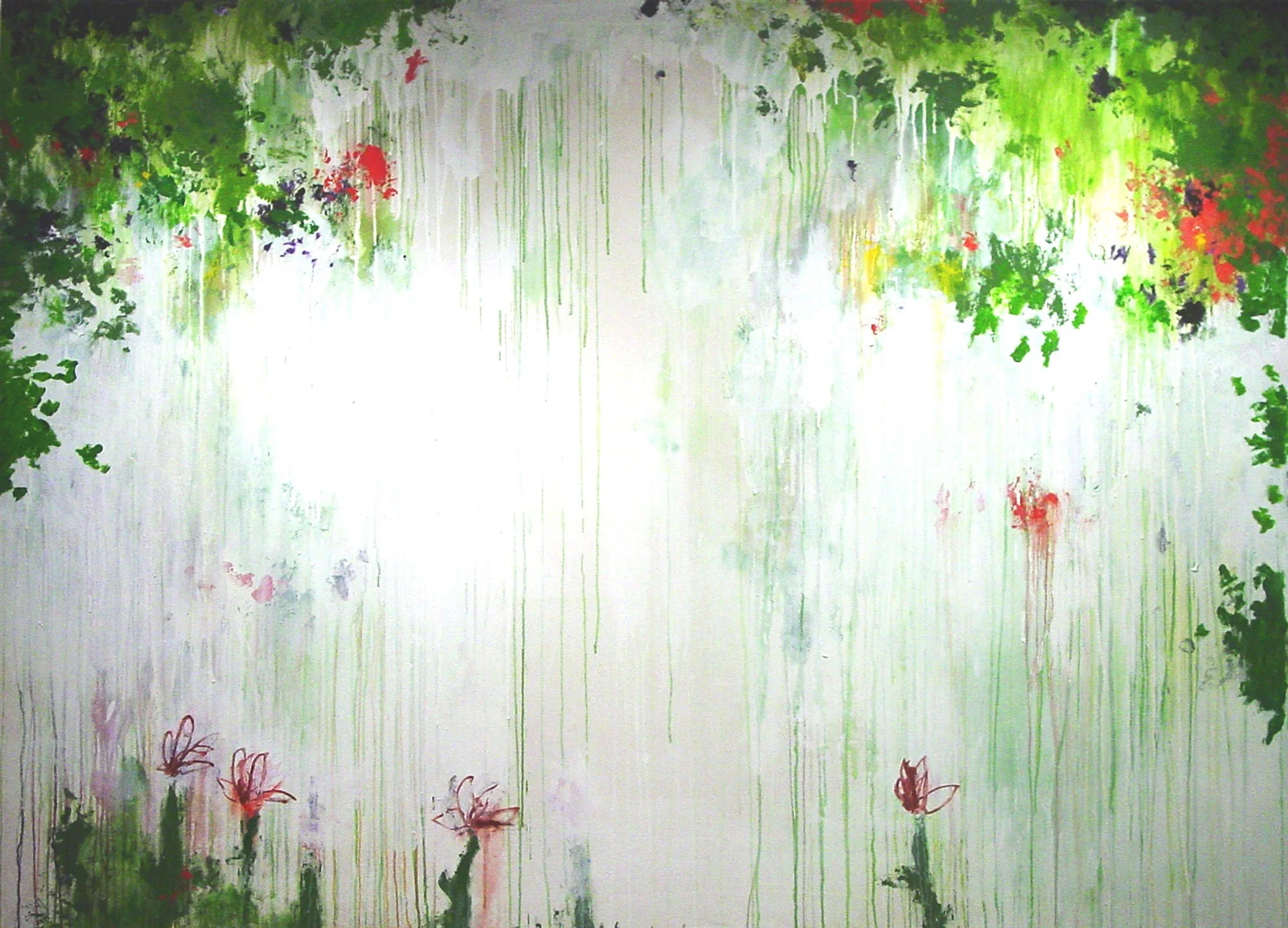  Every Kind of Plant that Bears Seed IV  — acrylic on canvas, 68 x 96 inches, 2004
