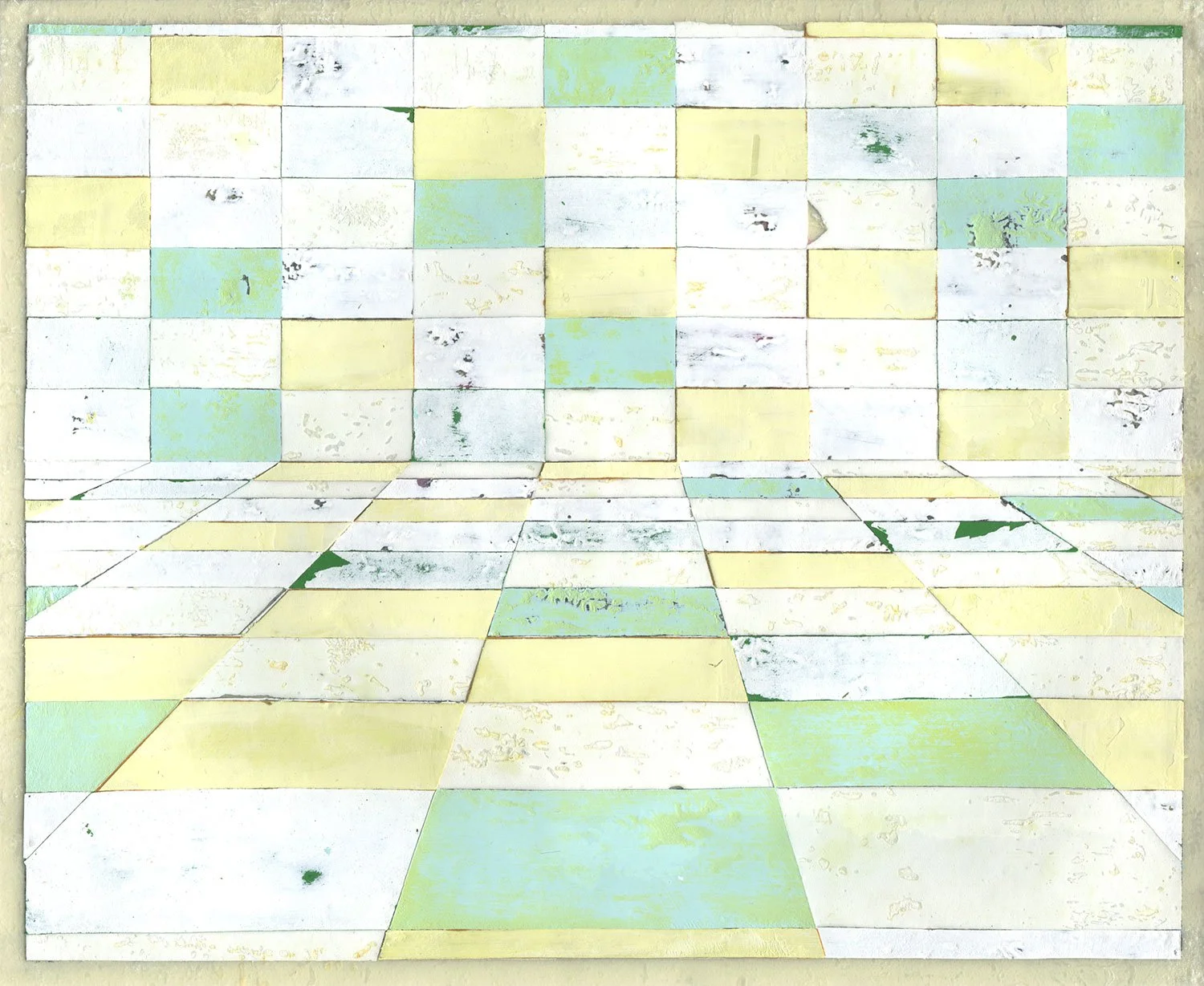  The First Room  — acrylic on paper, 8 x 10 inches, 2018