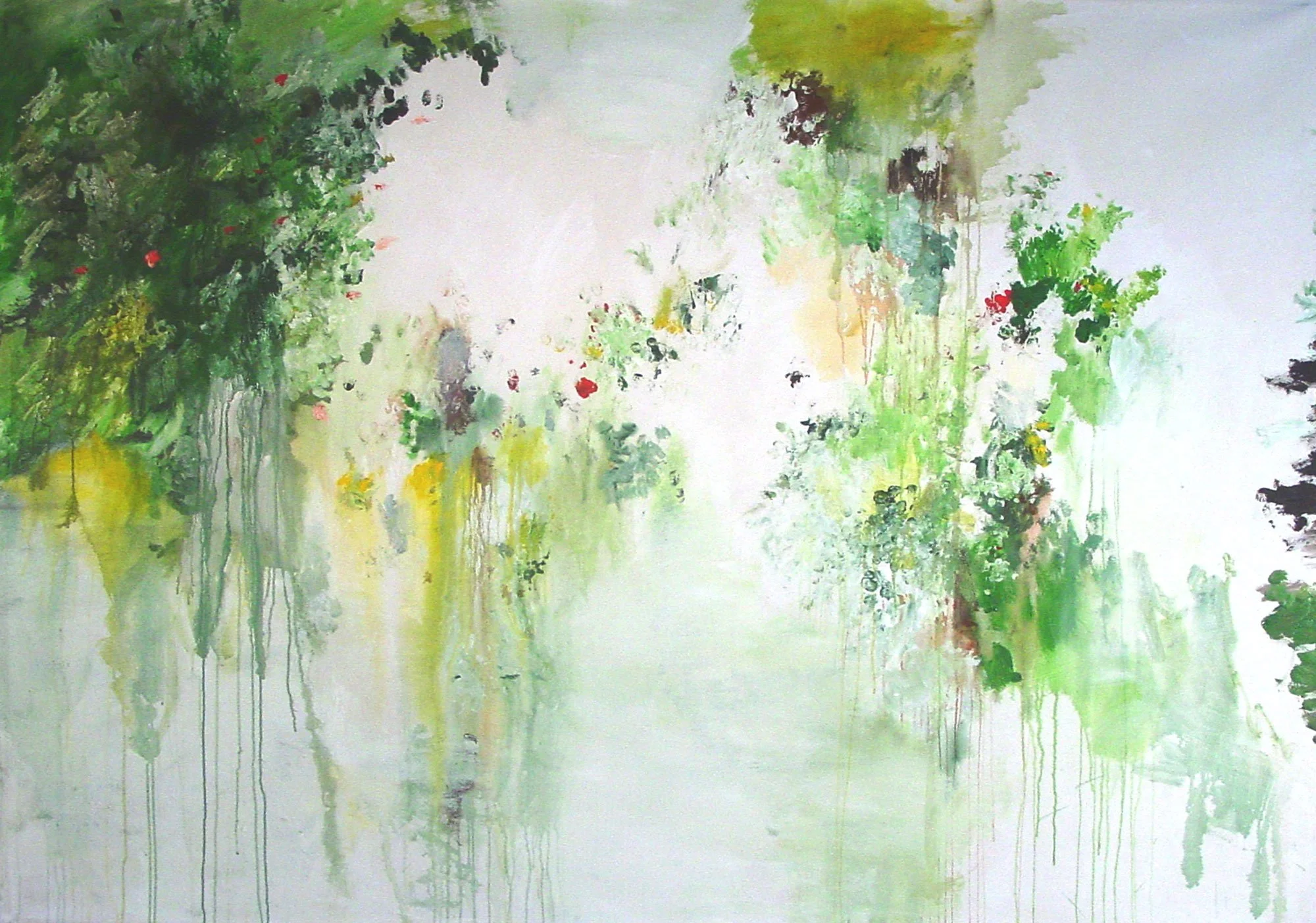  Every Kind of Plant That Bears Seed II  — acrylic on canvas, 68 x 96 inches, 2003