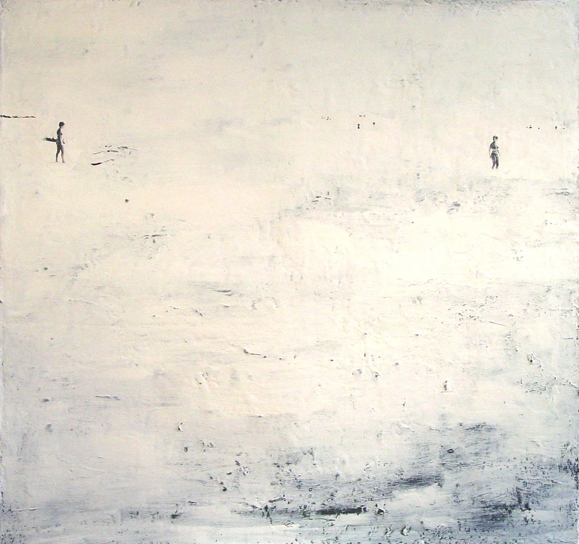  Oceans  — acrylic, pigment transfer on canvas, 48 x 50 inches, 2003