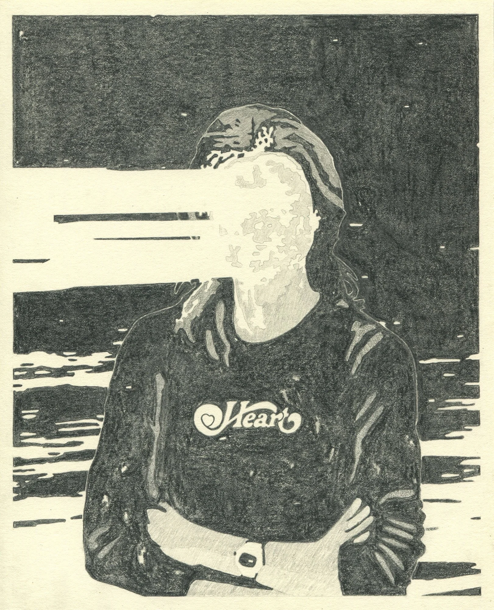  Special Season of the Young  — graphite on paper, 10 x 8 inches, 2026 — $450