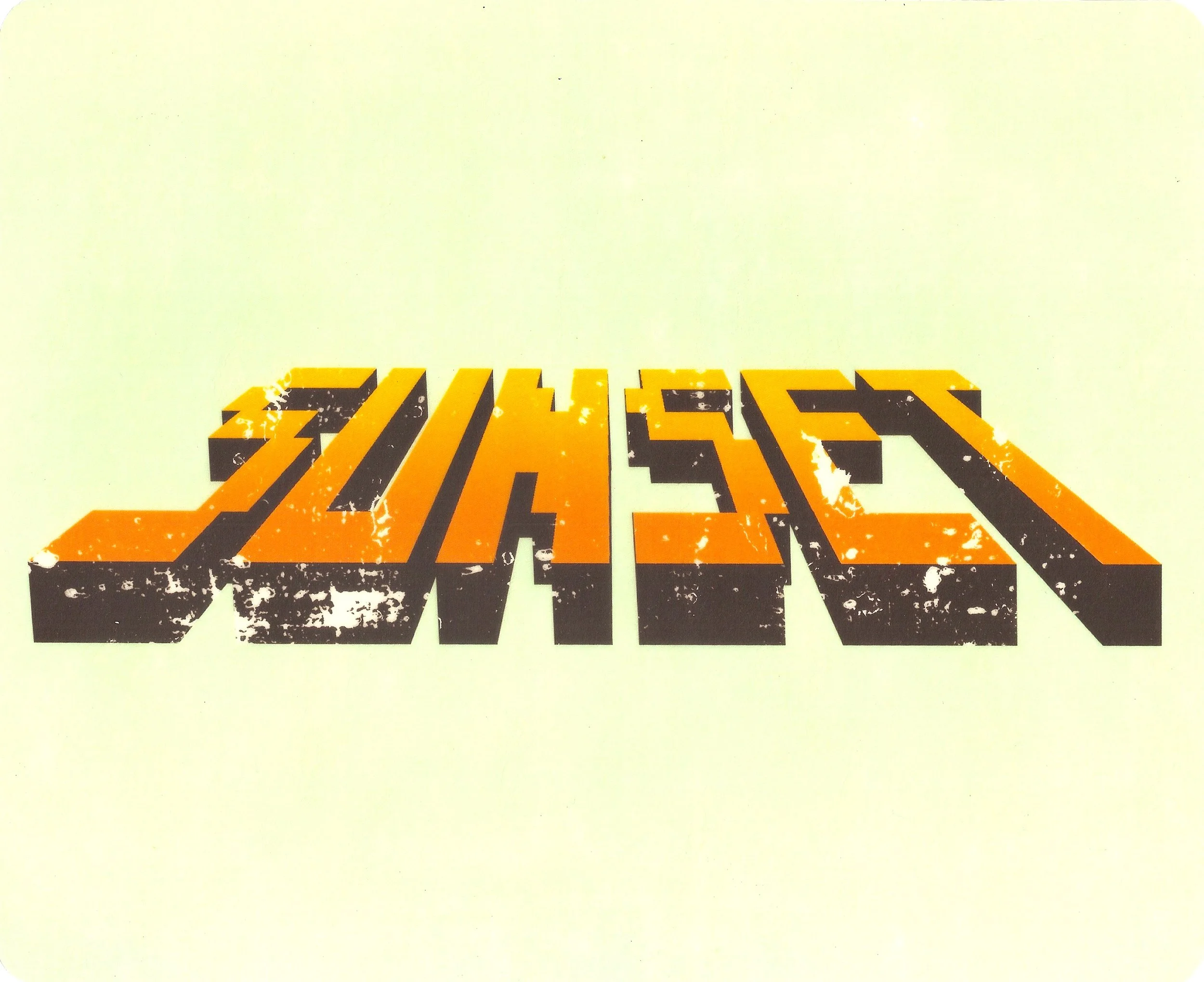  Sunset  — pigment transfer on paper, 8 x 10 inches, 2015