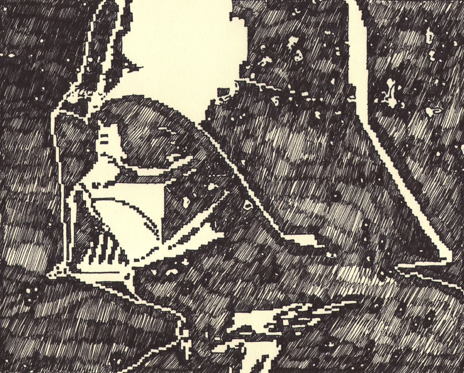  Darth Vader  — permanent marker on paper, 8 x 10 inches, 2014